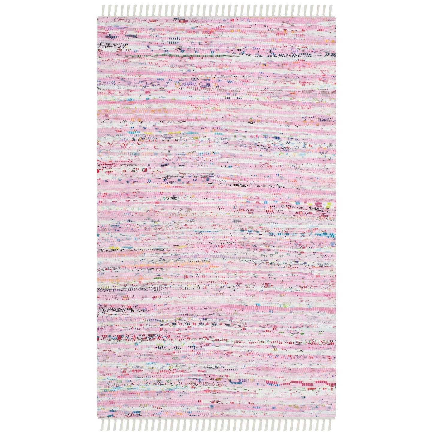 Tapis en coton à rayures Litzy fait main SAFAVIEH