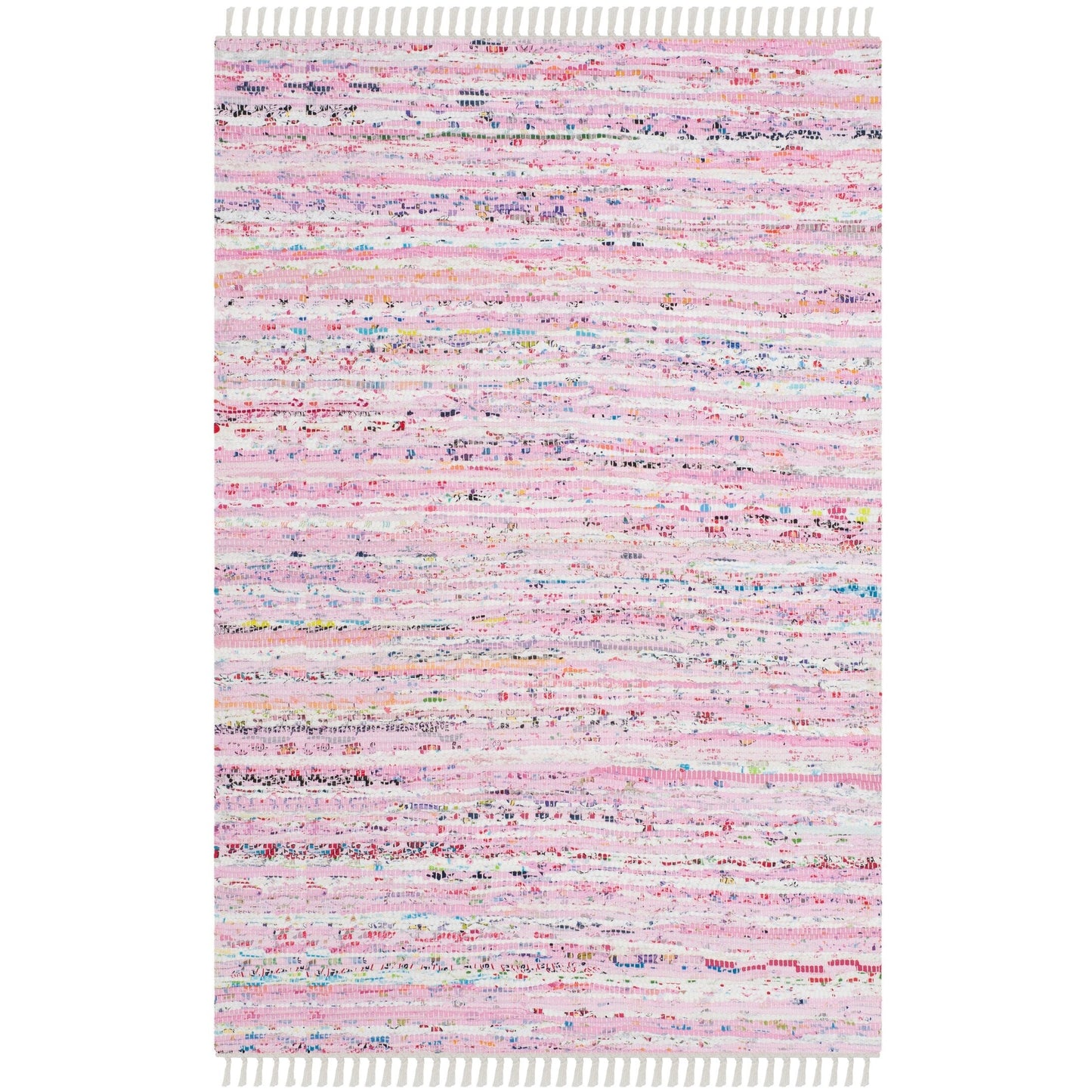 Tapis en coton à rayures Litzy fait main SAFAVIEH