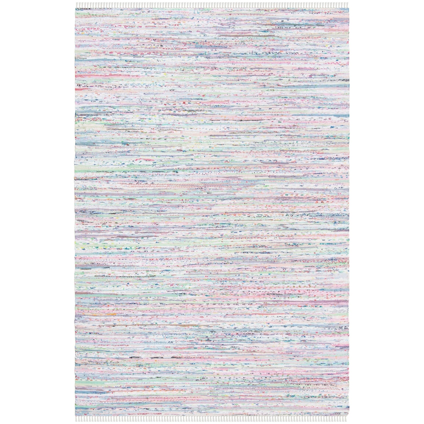 Tapis en coton à rayures Litzy fait main SAFAVIEH