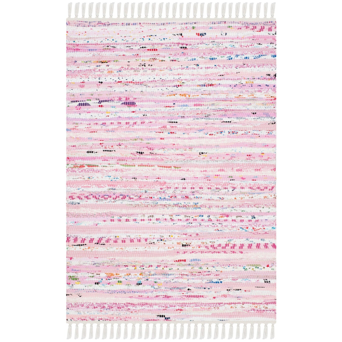 Tapis en coton à rayures Litzy fait main SAFAVIEH