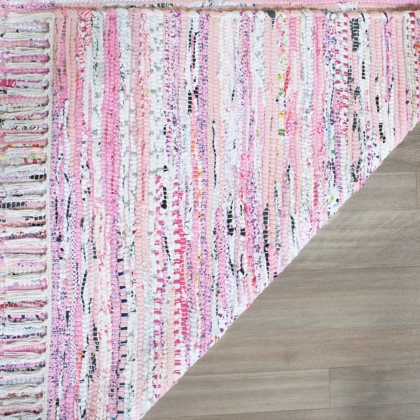 Tapis en coton à rayures Litzy fait main SAFAVIEH
