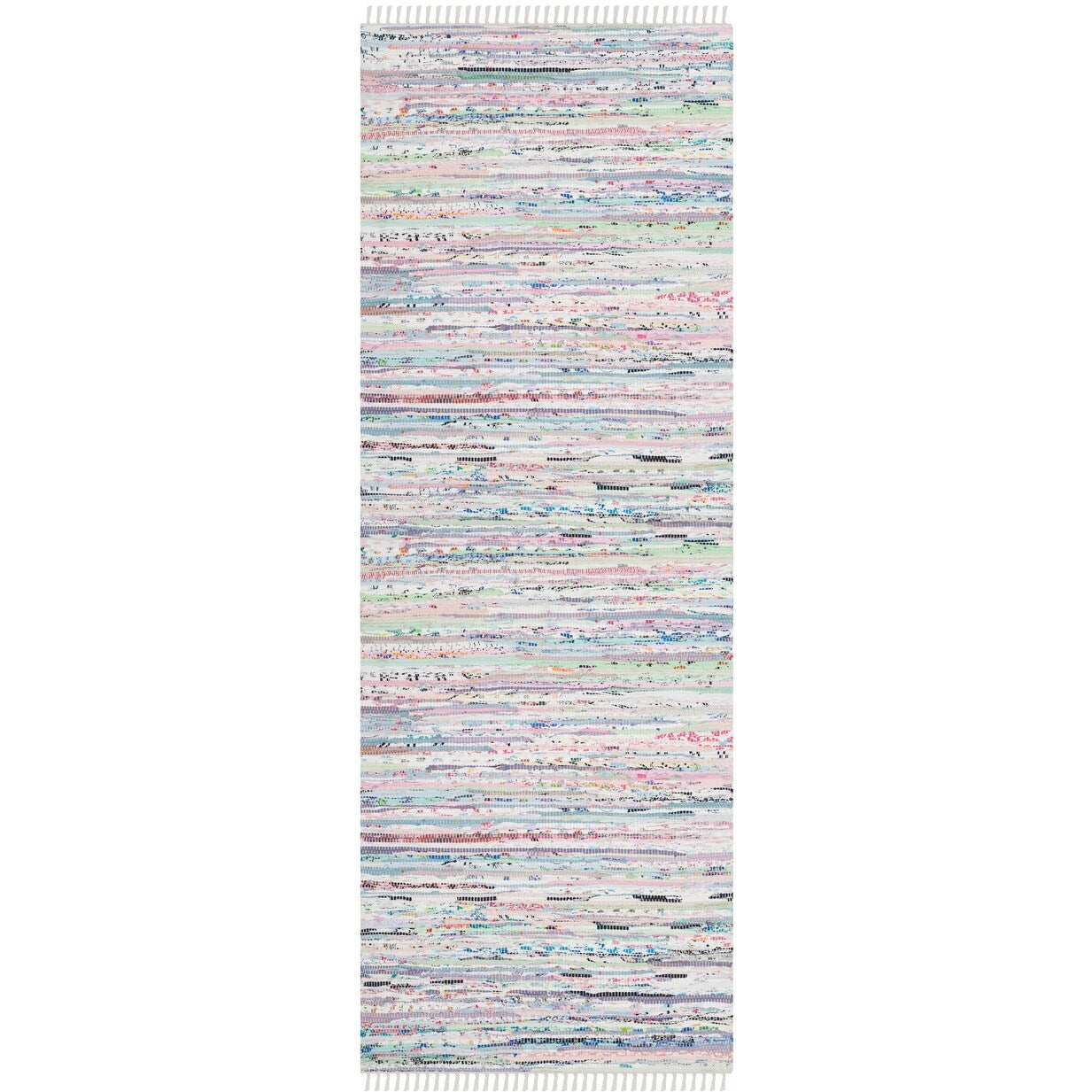 Tapis en coton à rayures Litzy fait main SAFAVIEH