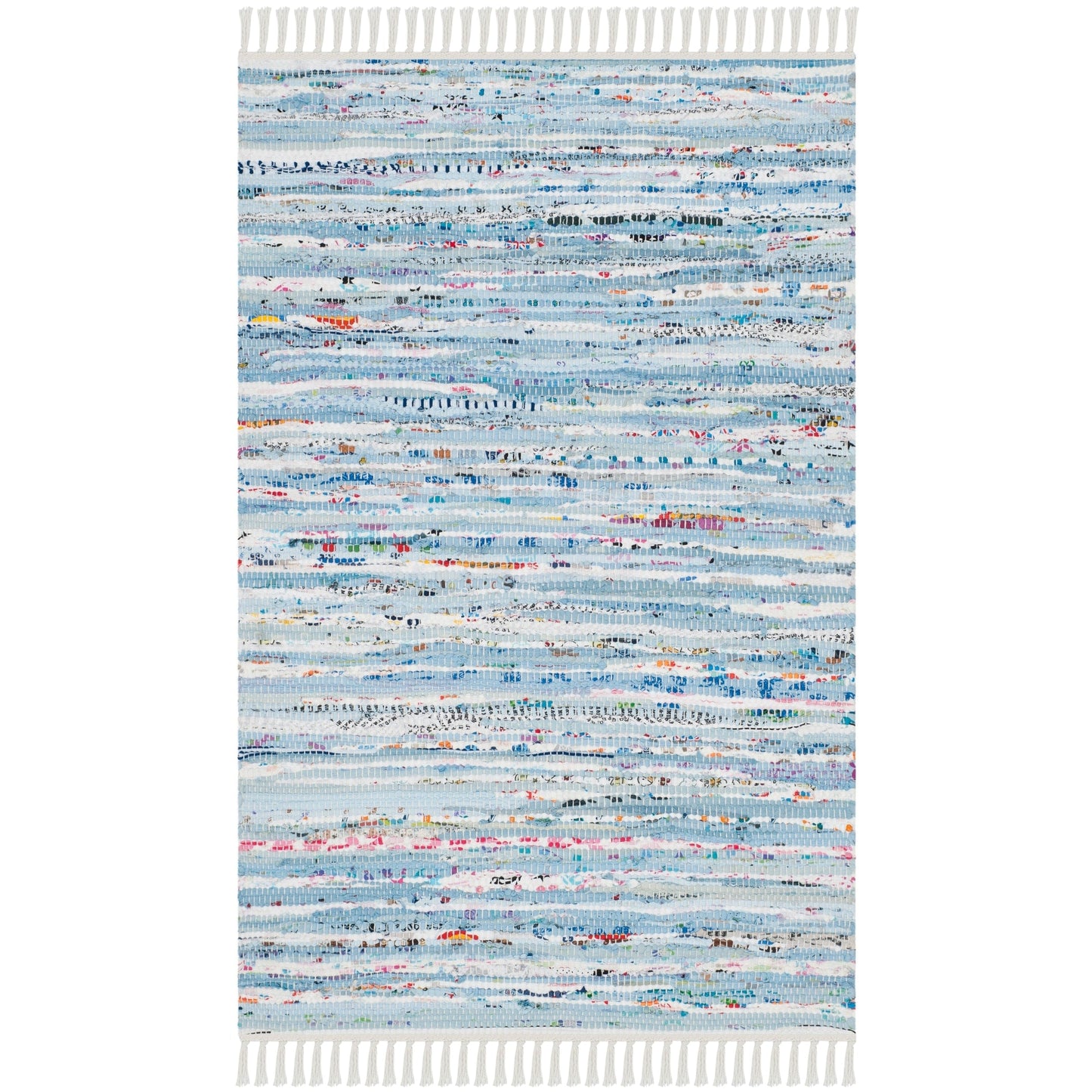 Tapis en coton à rayures Litzy fait main SAFAVIEH
