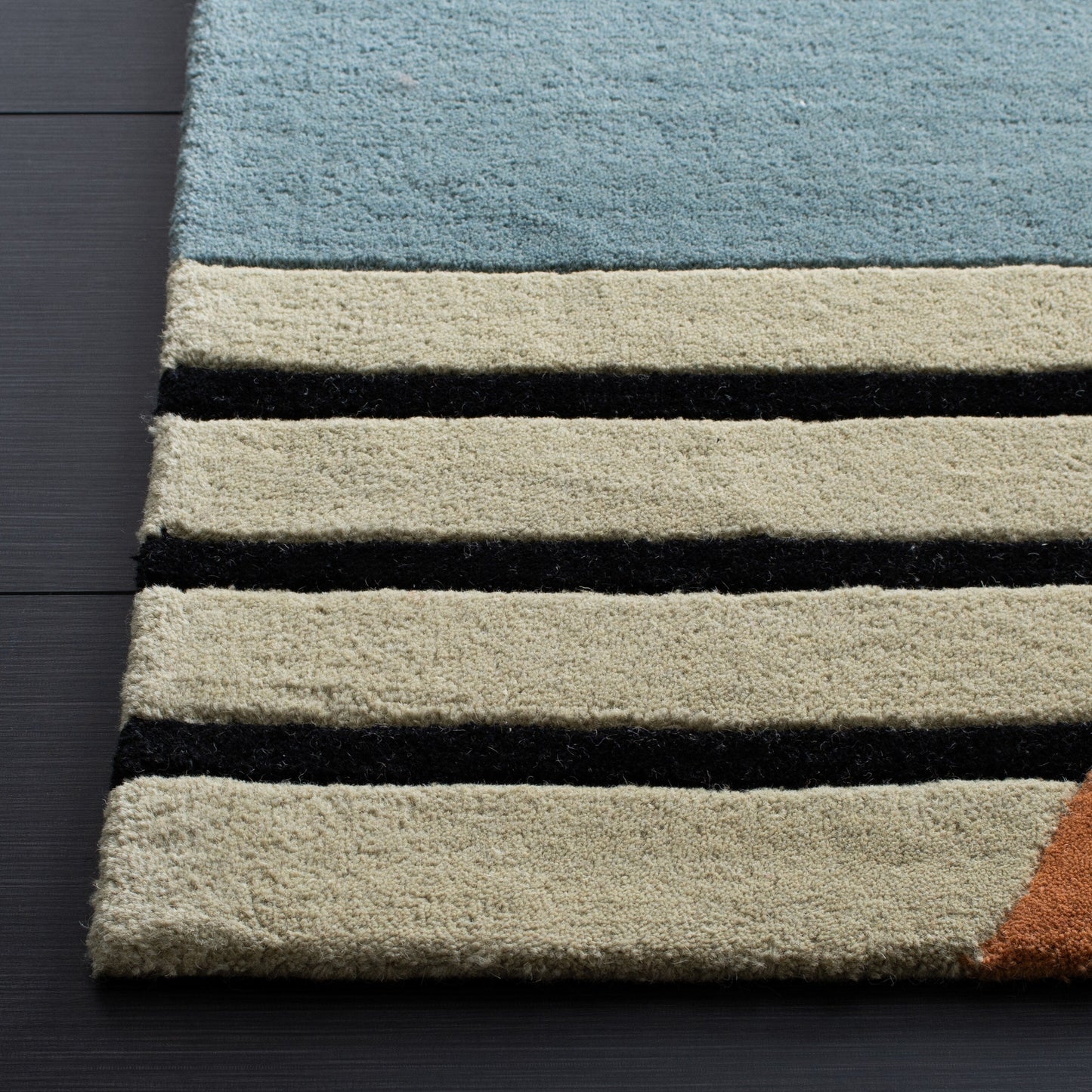 SAFAVIEH Fait main Rodeo Drive Willow Mid-Century Modern Abstract Wool