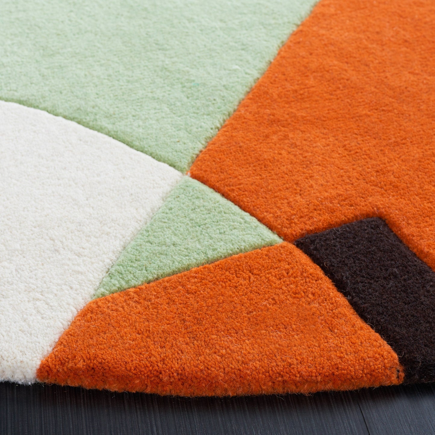 SAFAVIEH Fait main Rodeo Drive Willow Mid-Century Modern Abstract Wool