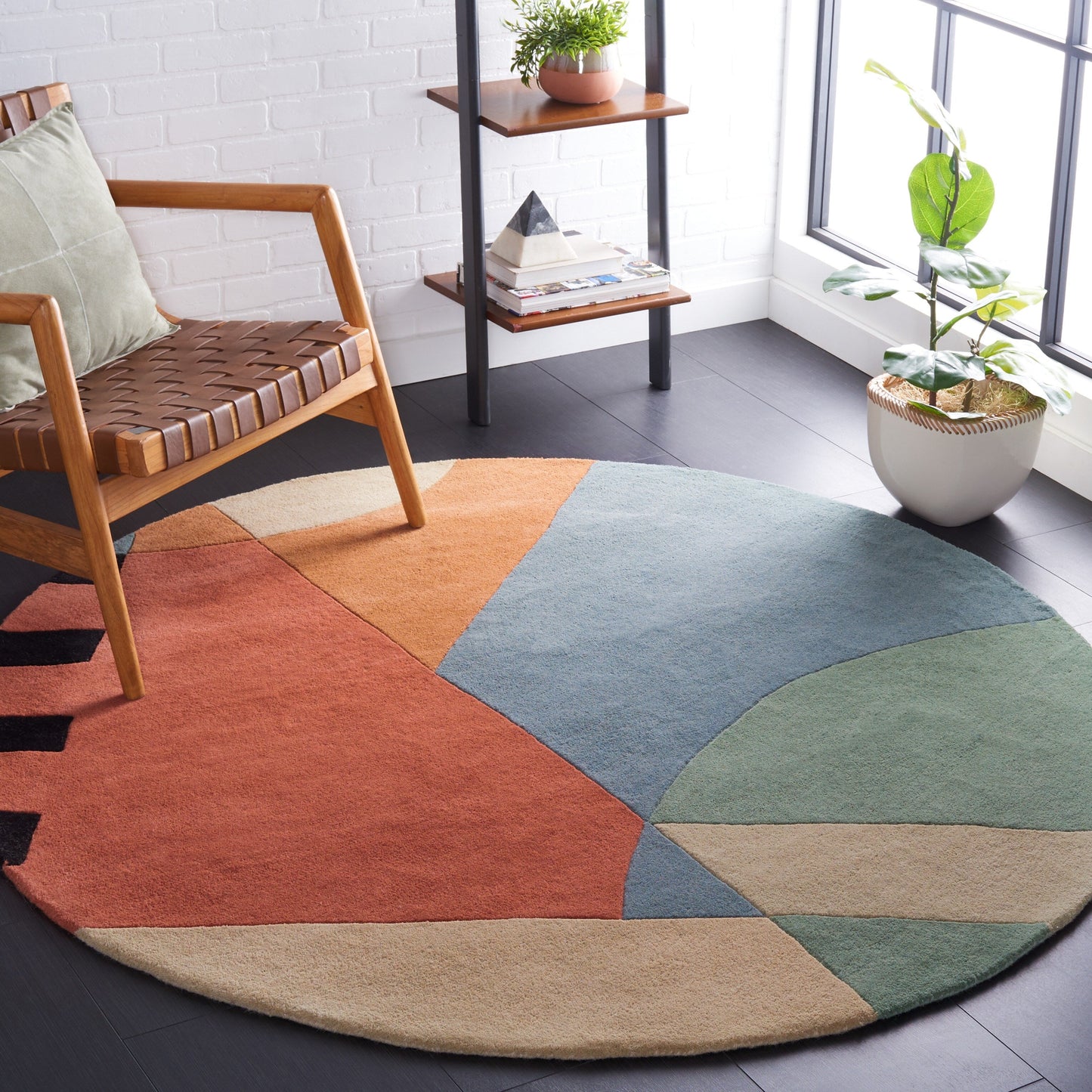 SAFAVIEH Fait main Rodeo Drive Willow Mid-Century Modern Abstract Wool