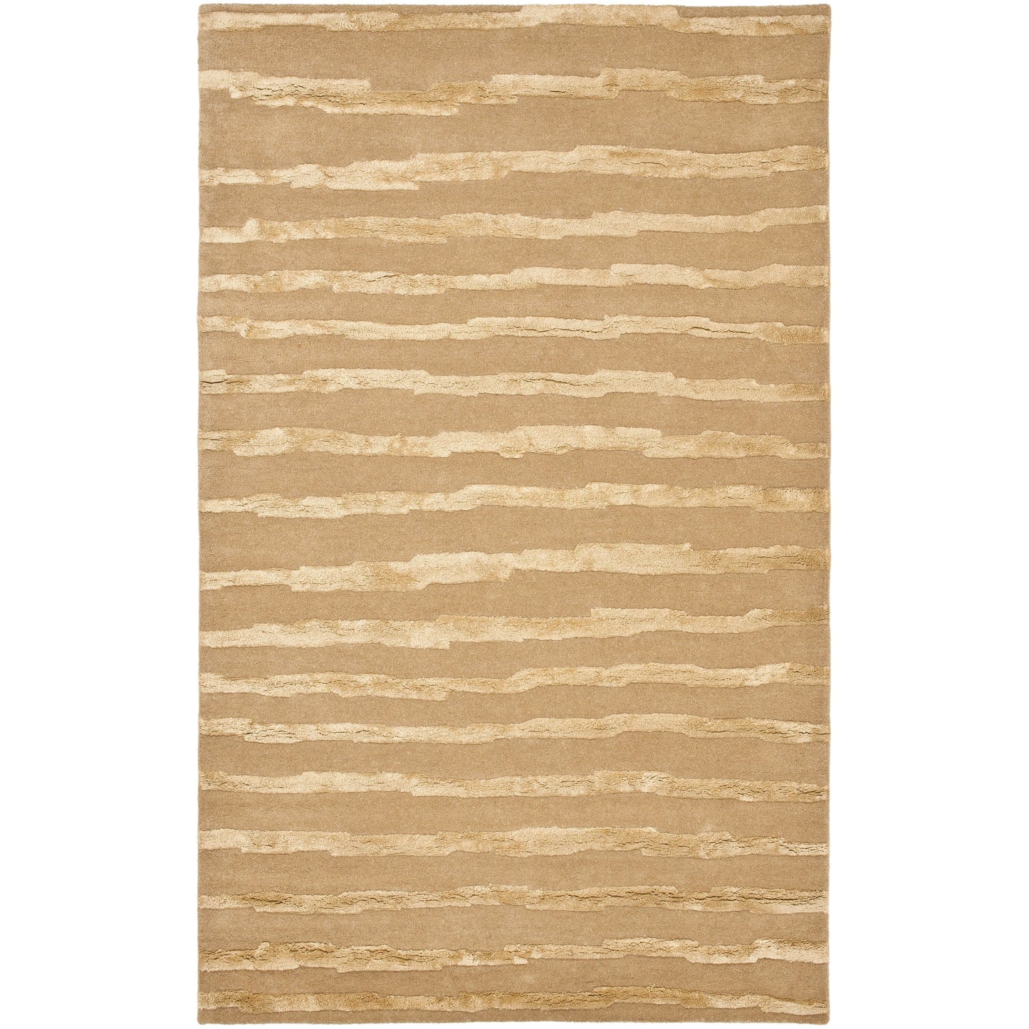 Tapis en laine NZ Soho Kikue Stripes fait main SAFAVIEH