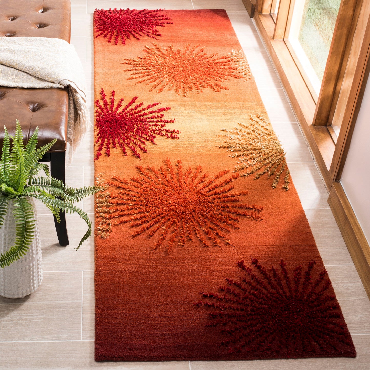 Tapis en laine de Nouvelle-Zélande fait main SAFAVIEH Soho Sade