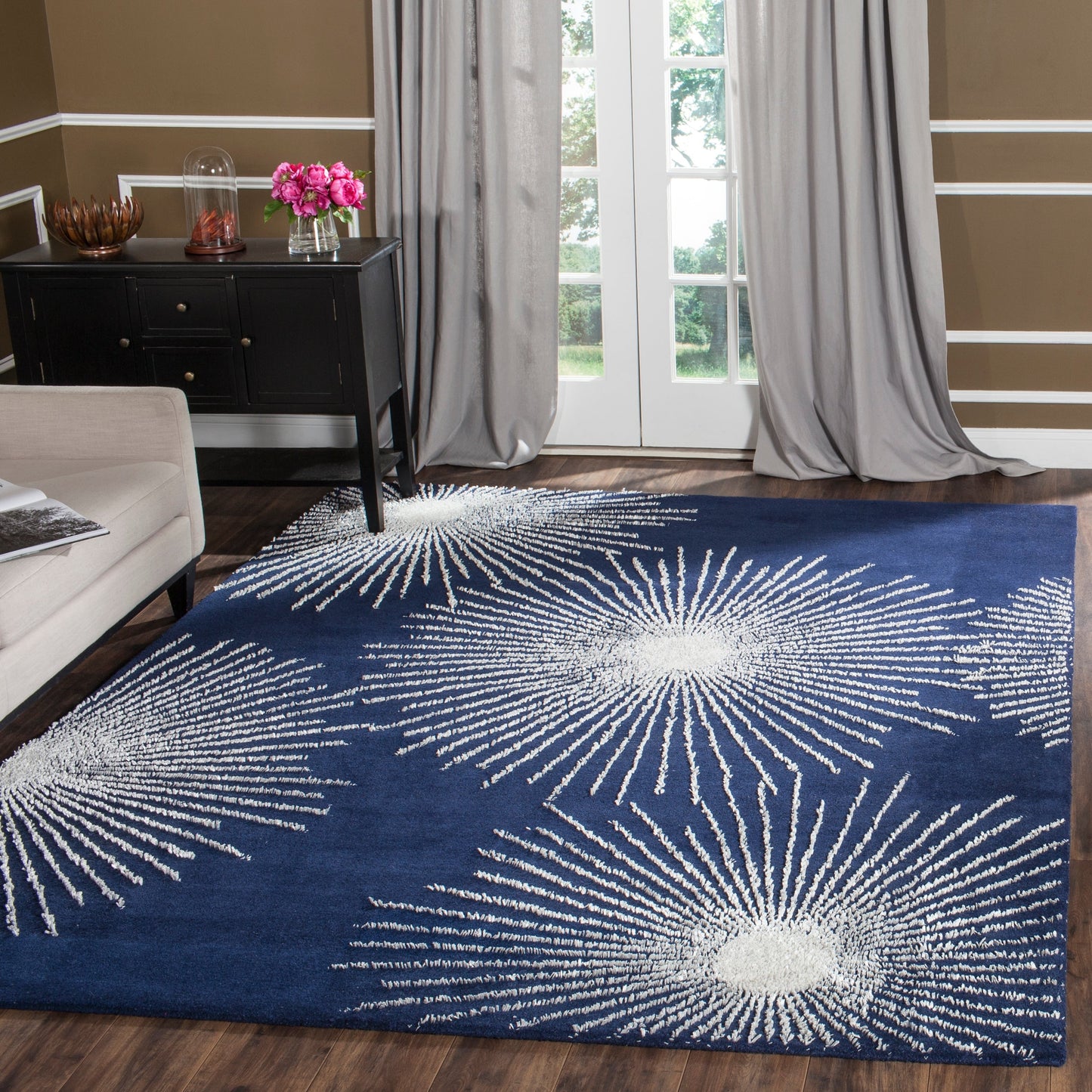 Tapis en laine de Nouvelle-Zélande fait main SAFAVIEH Soho Sade