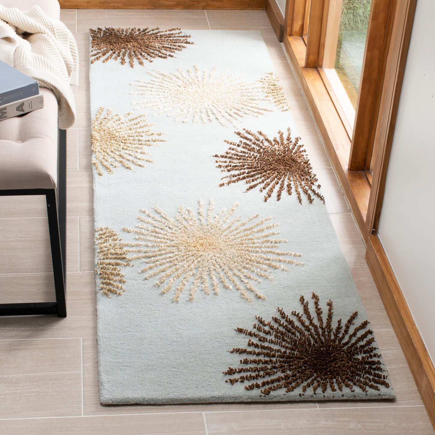 Tapis en laine de Nouvelle-Zélande fait main SAFAVIEH Soho Sade