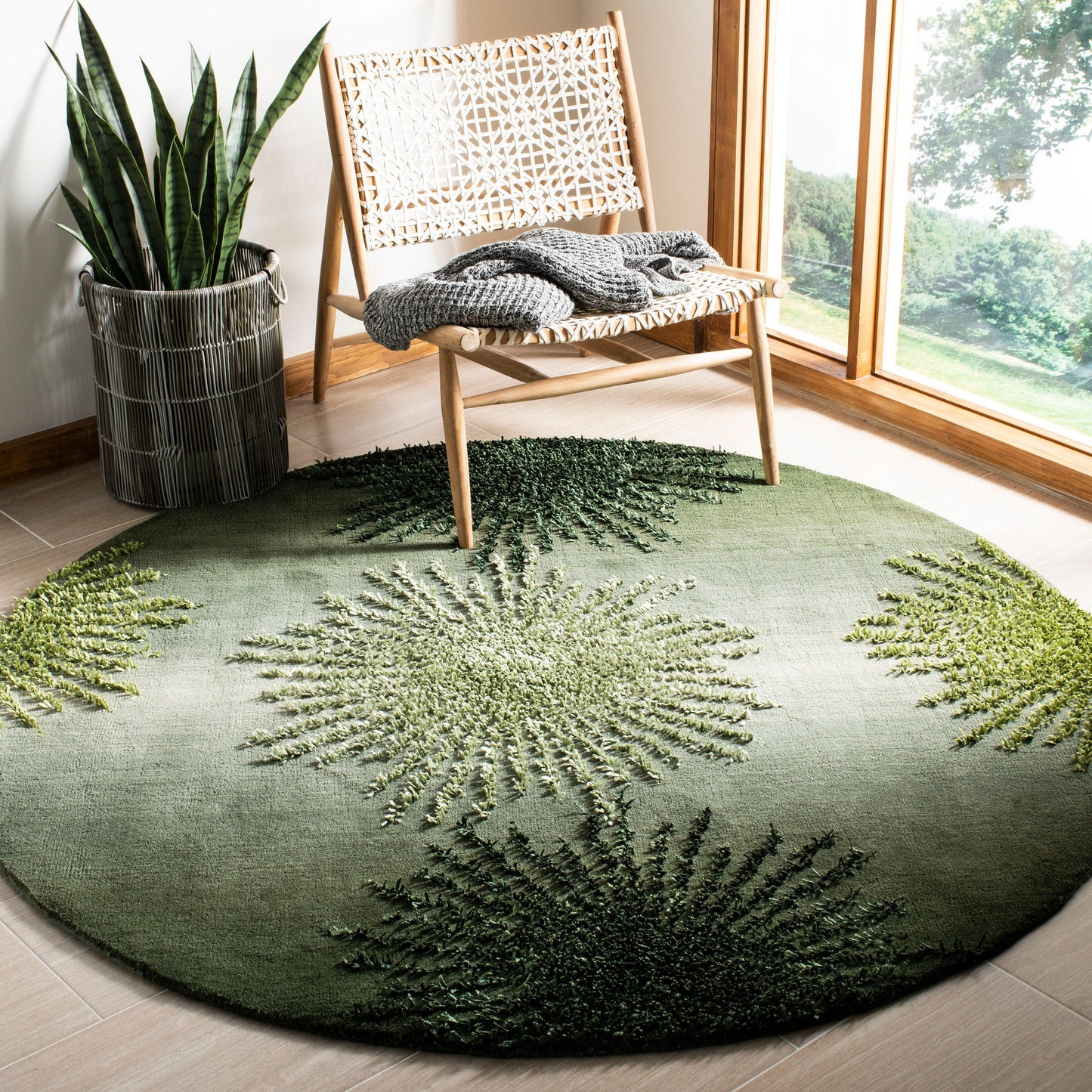 Tapis en laine de Nouvelle-Zélande fait main SAFAVIEH Soho Sade
