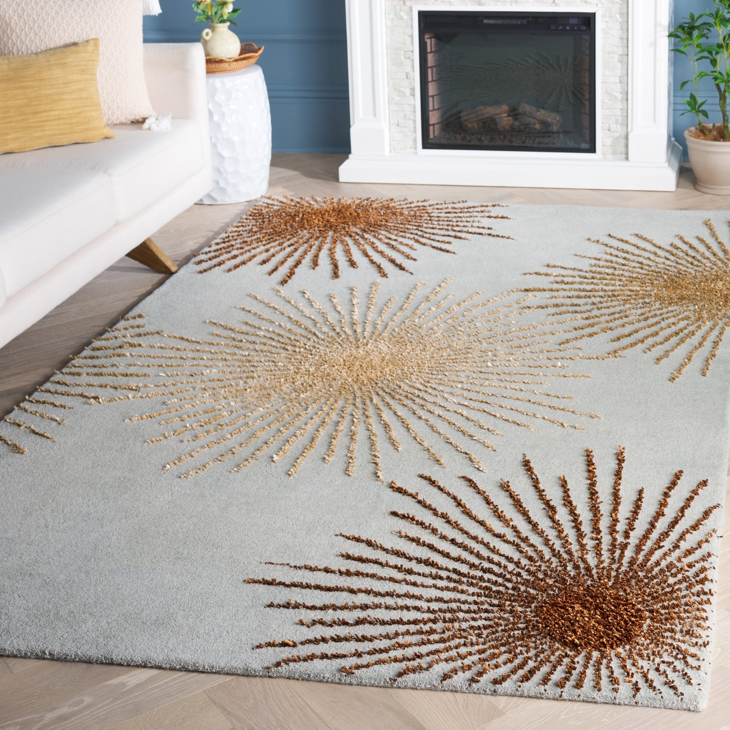 Tapis en laine de Nouvelle-Zélande fait main SAFAVIEH Soho Sade