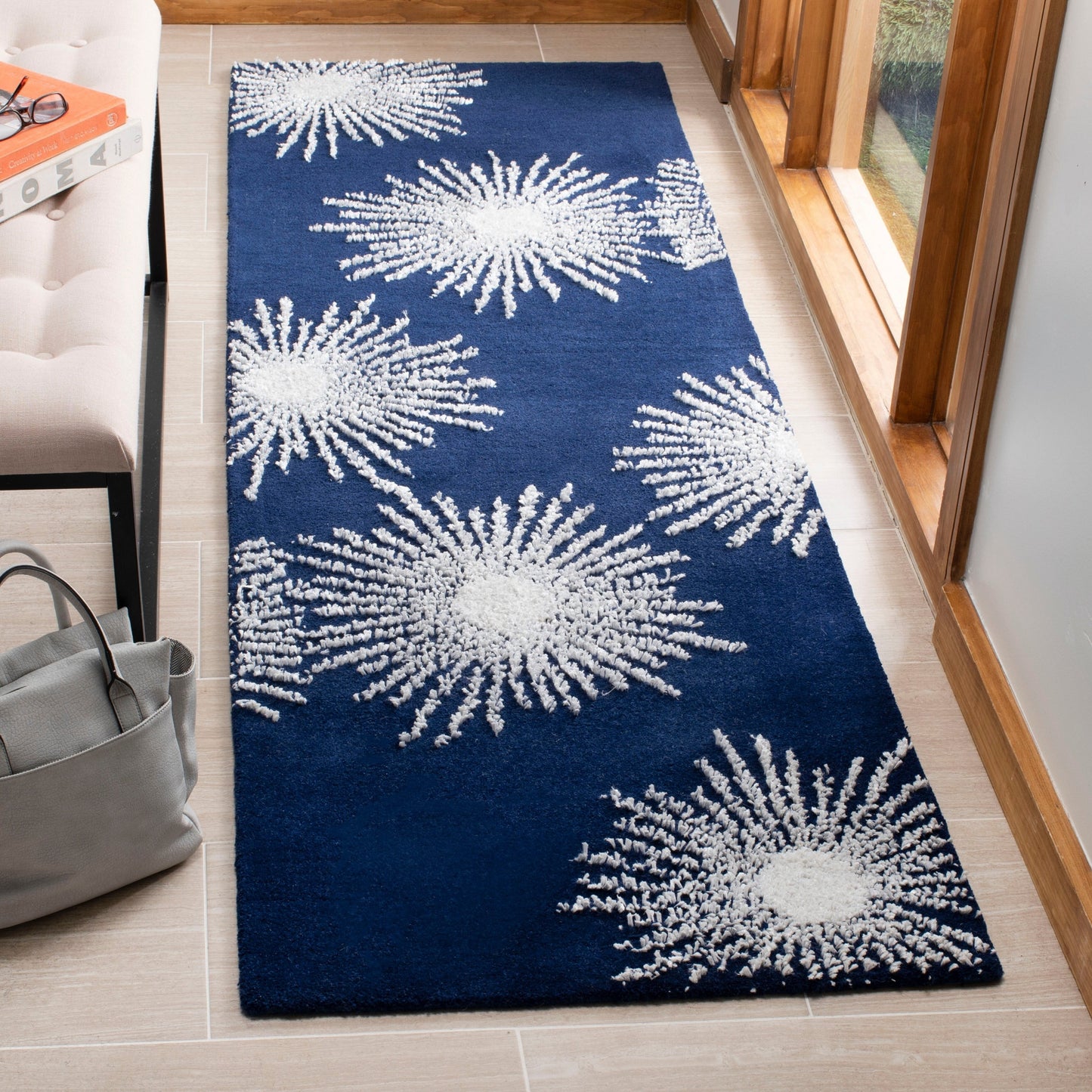 Tapis en laine de Nouvelle-Zélande fait main SAFAVIEH Soho Sade