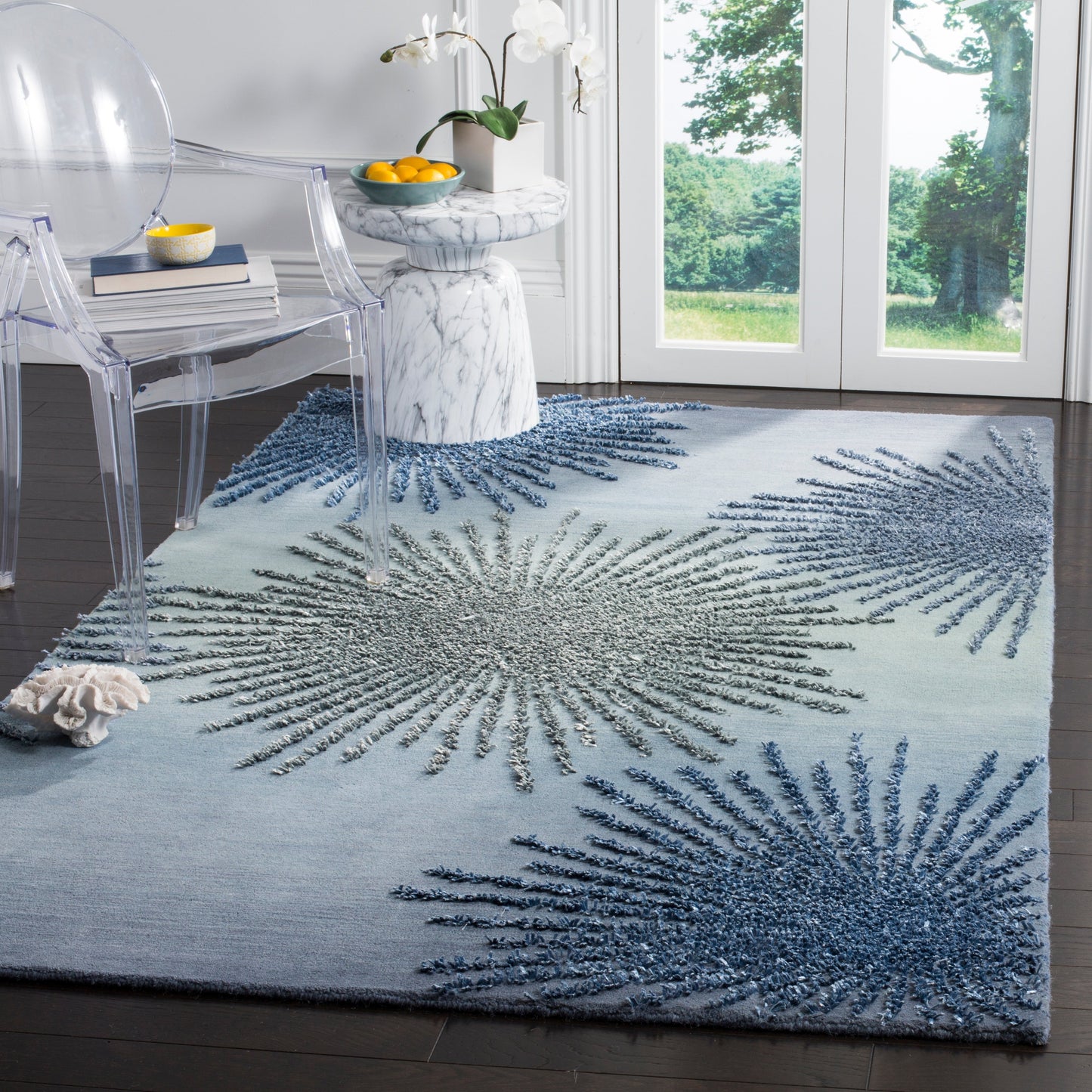 Tapis en laine de Nouvelle-Zélande fait main SAFAVIEH Soho Sade
