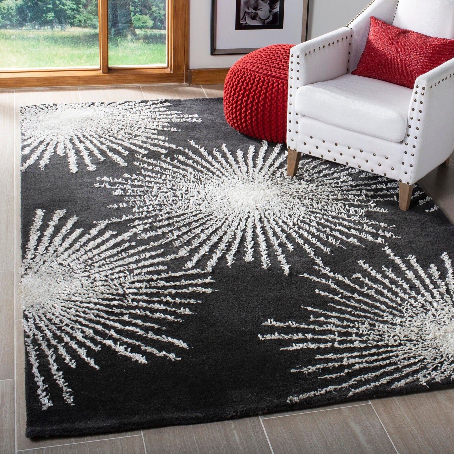 Tapis en laine de Nouvelle-Zélande fait main SAFAVIEH Soho Sade