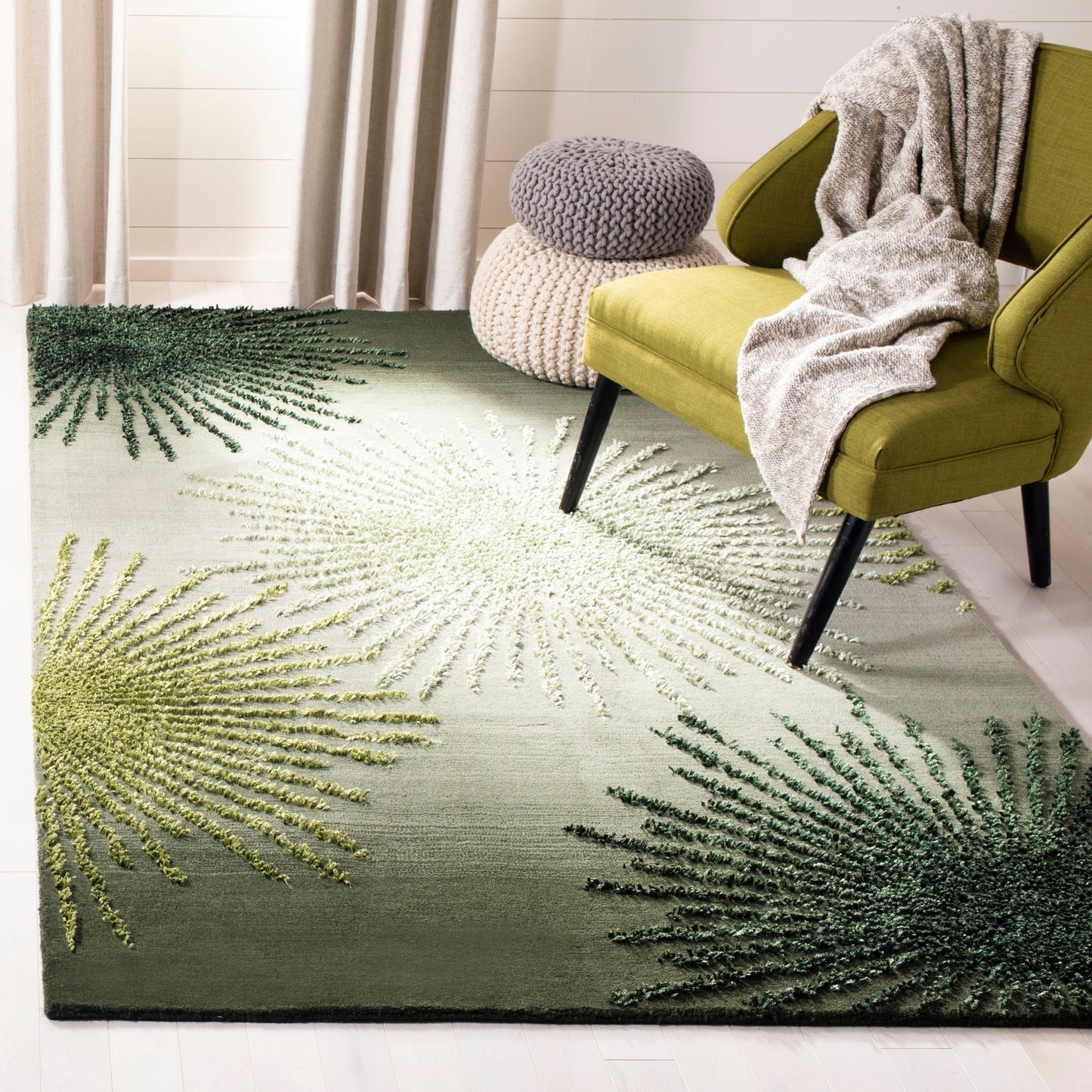 Tapis en laine de Nouvelle-Zélande fait main SAFAVIEH Soho Sade