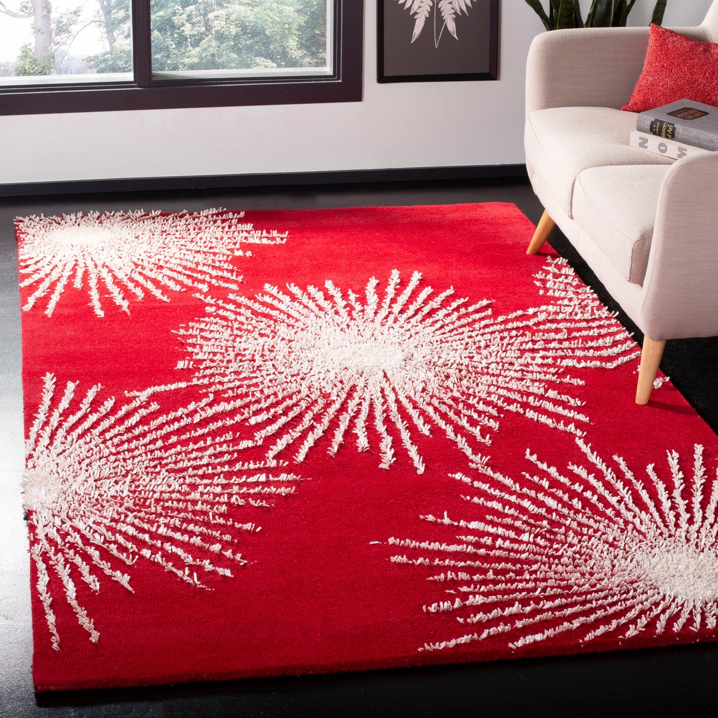 Tapis en laine de Nouvelle-Zélande fait main SAFAVIEH Soho Sade