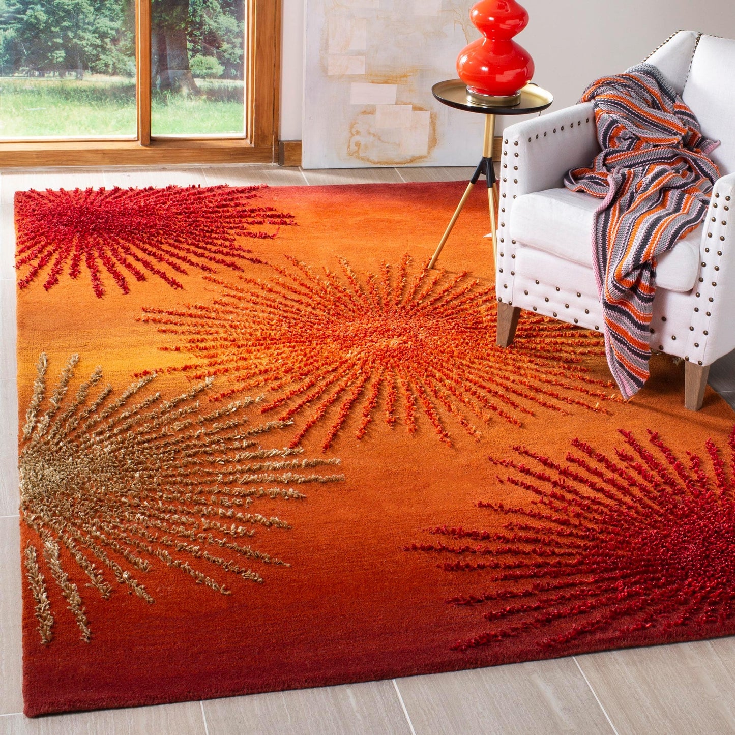 Tapis en laine de Nouvelle-Zélande fait main SAFAVIEH Soho Sade