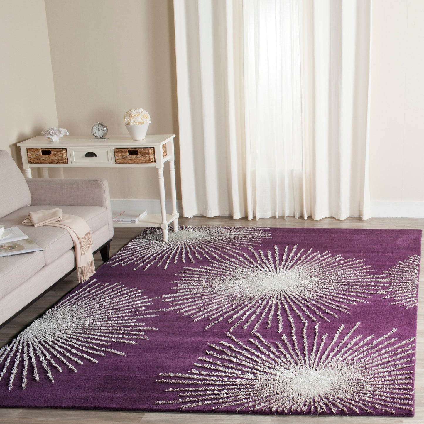 Tapis en laine de Nouvelle-Zélande fait main SAFAVIEH Soho Sade