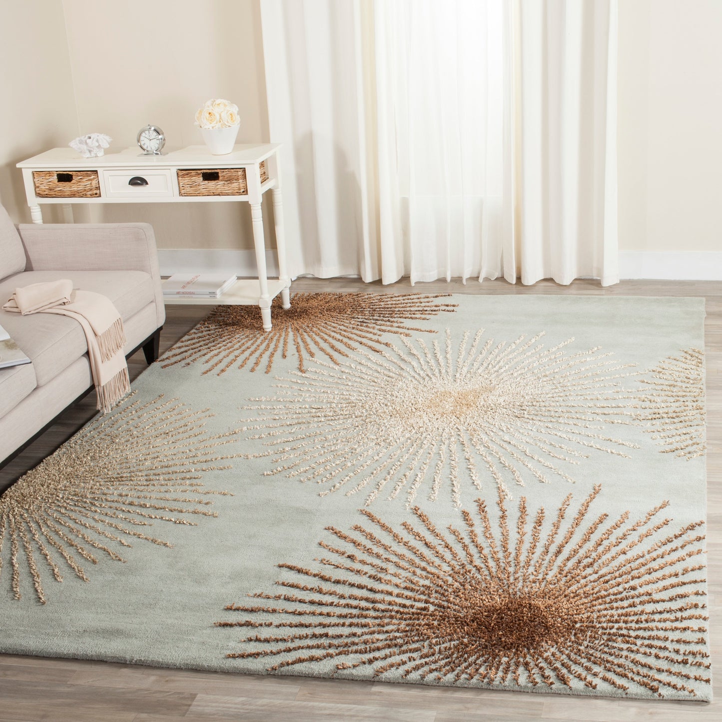 Tapis en laine de Nouvelle-Zélande fait main SAFAVIEH Soho Sade
