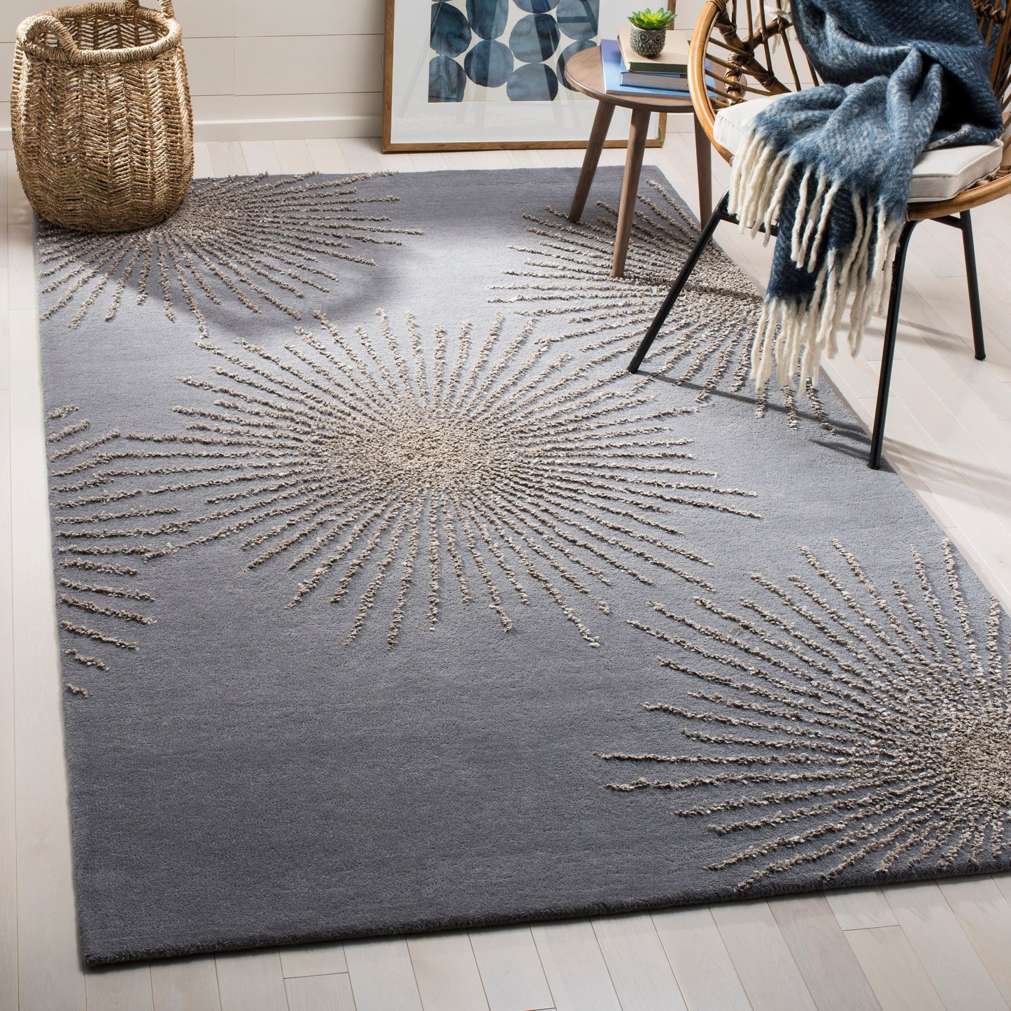 Tapis en laine de Nouvelle-Zélande fait main SAFAVIEH Soho Sade