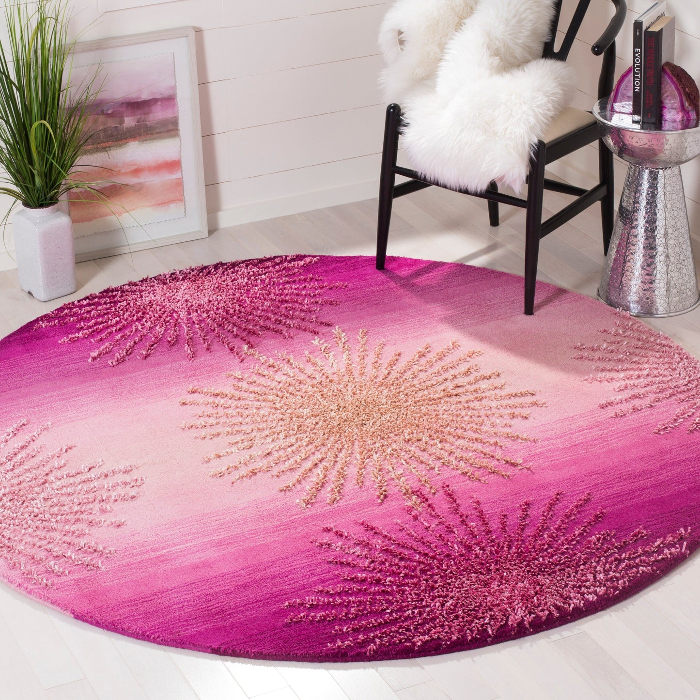 Tapis en laine de Nouvelle-Zélande fait main SAFAVIEH Soho Sade