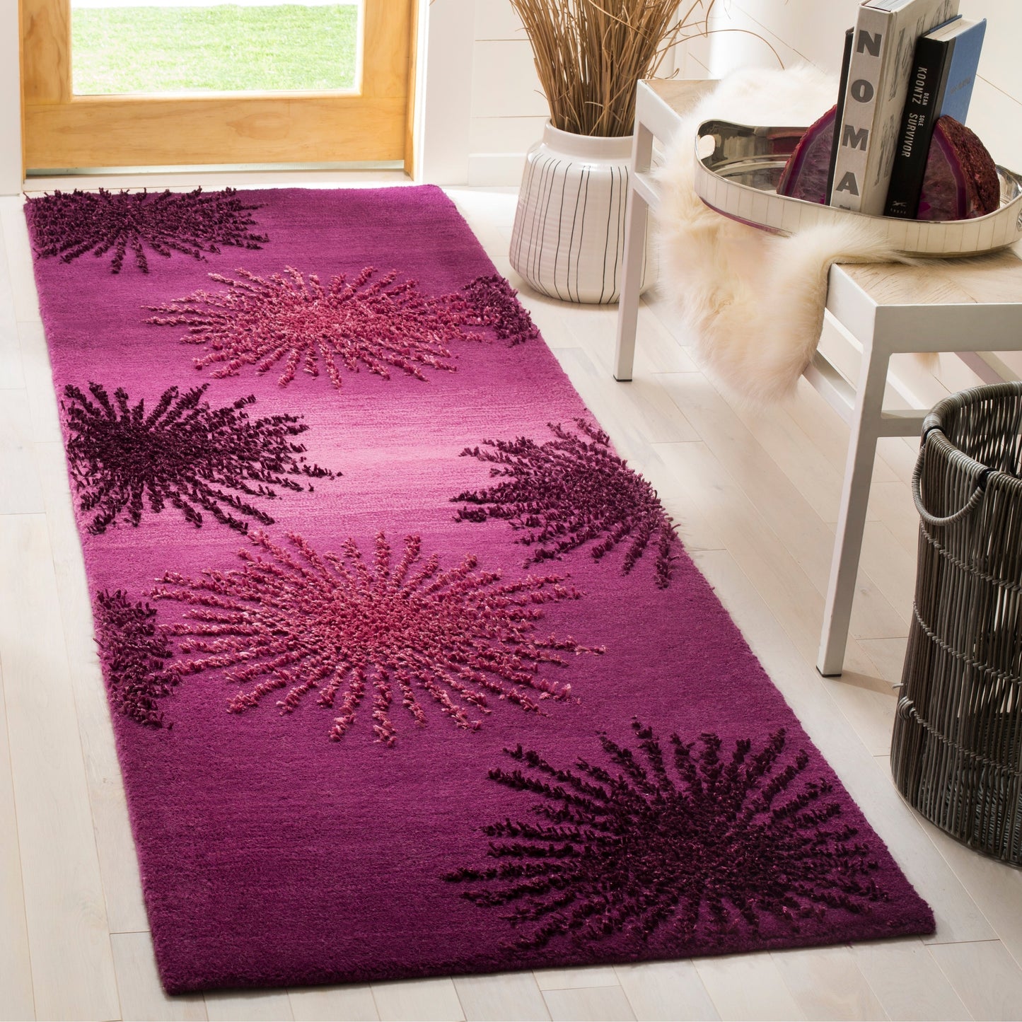 Tapis en laine de Nouvelle-Zélande fait main SAFAVIEH Soho Sade