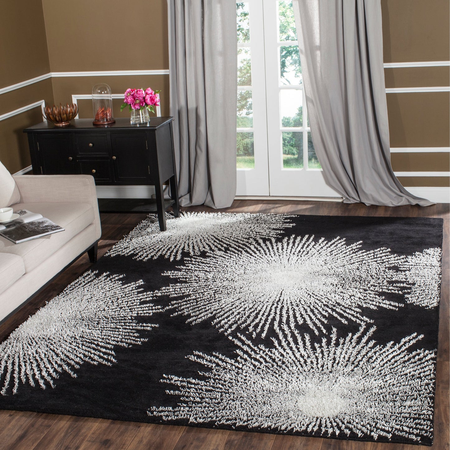 Tapis en laine de Nouvelle-Zélande fait main SAFAVIEH Soho Sade