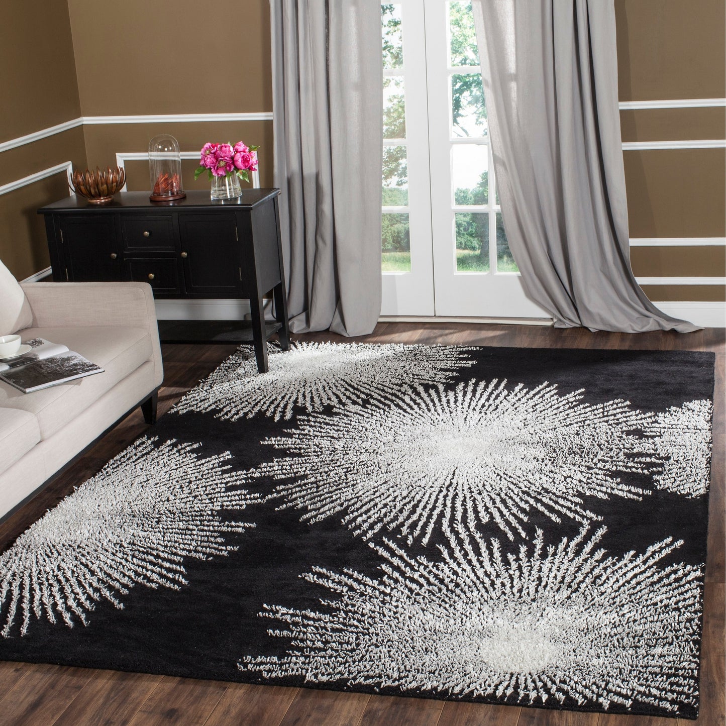 Tapis en laine de Nouvelle-Zélande fait main SAFAVIEH Soho Sade