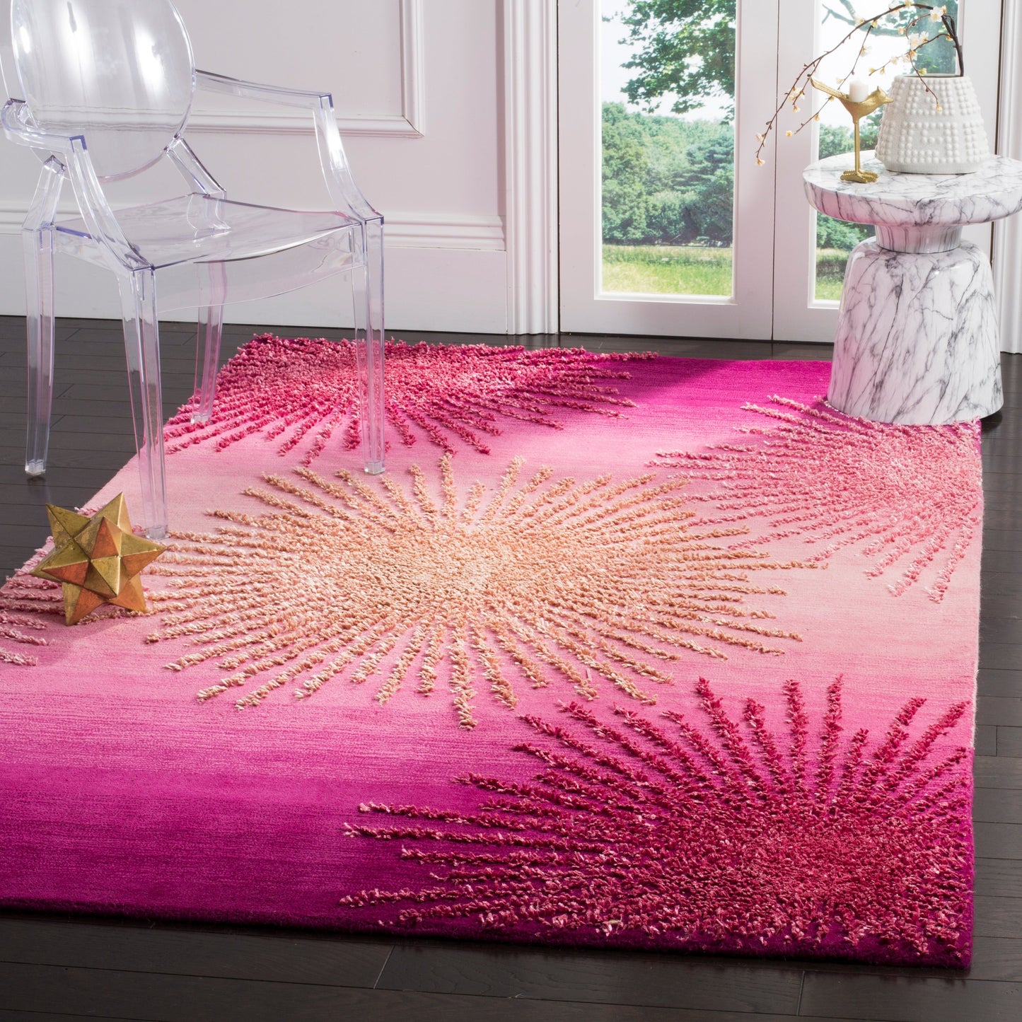 Tapis en laine de Nouvelle-Zélande fait main SAFAVIEH Soho Sade
