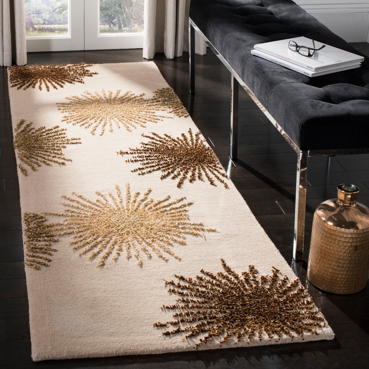 Tapis en laine de Nouvelle-Zélande fait main SAFAVIEH Soho Sade