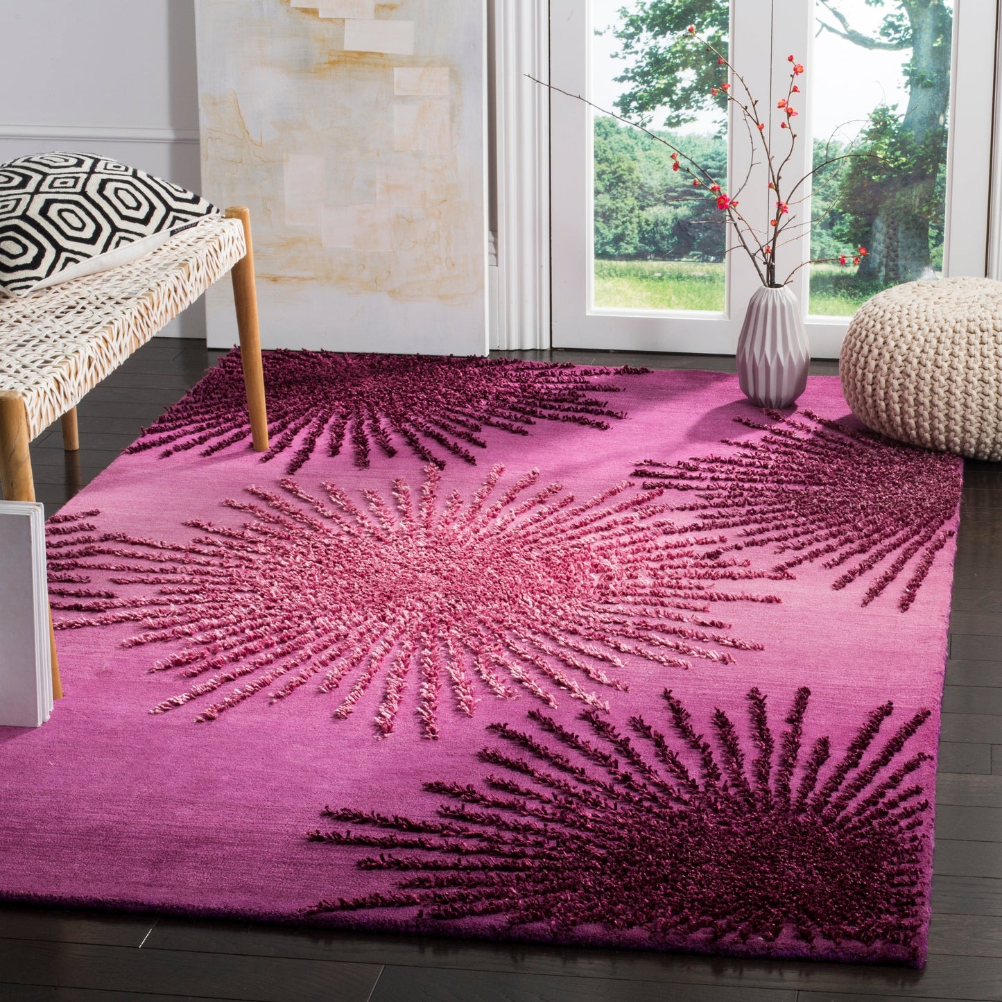 Tapis en laine de Nouvelle-Zélande fait main SAFAVIEH Soho Sade