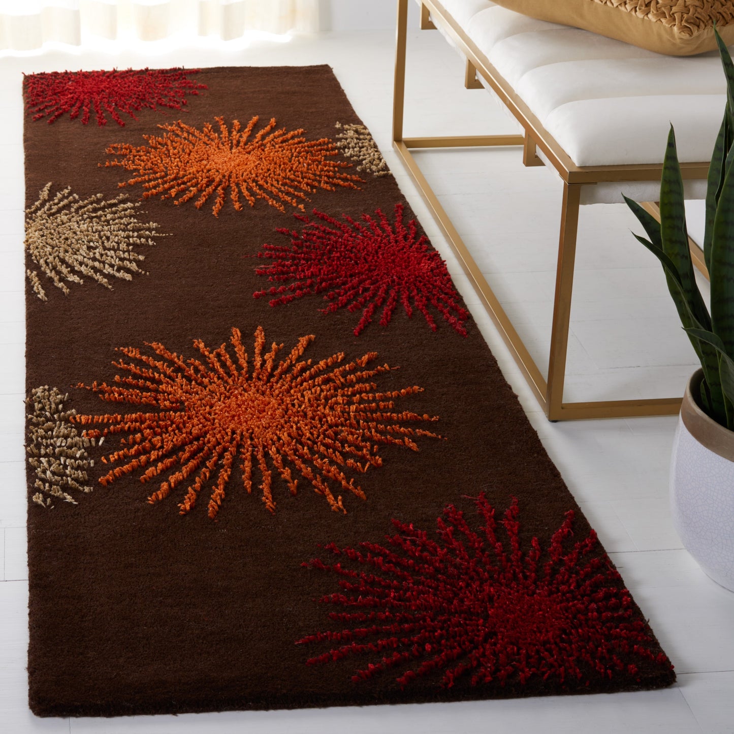 Tapis en laine de Nouvelle-Zélande fait main SAFAVIEH Soho Sade