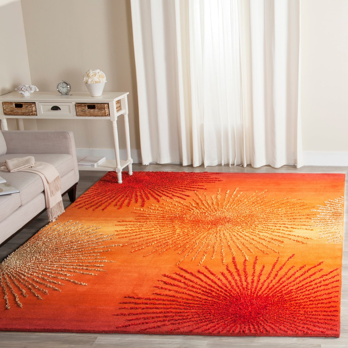 Tapis en laine de Nouvelle-Zélande fait main SAFAVIEH Soho Sade
