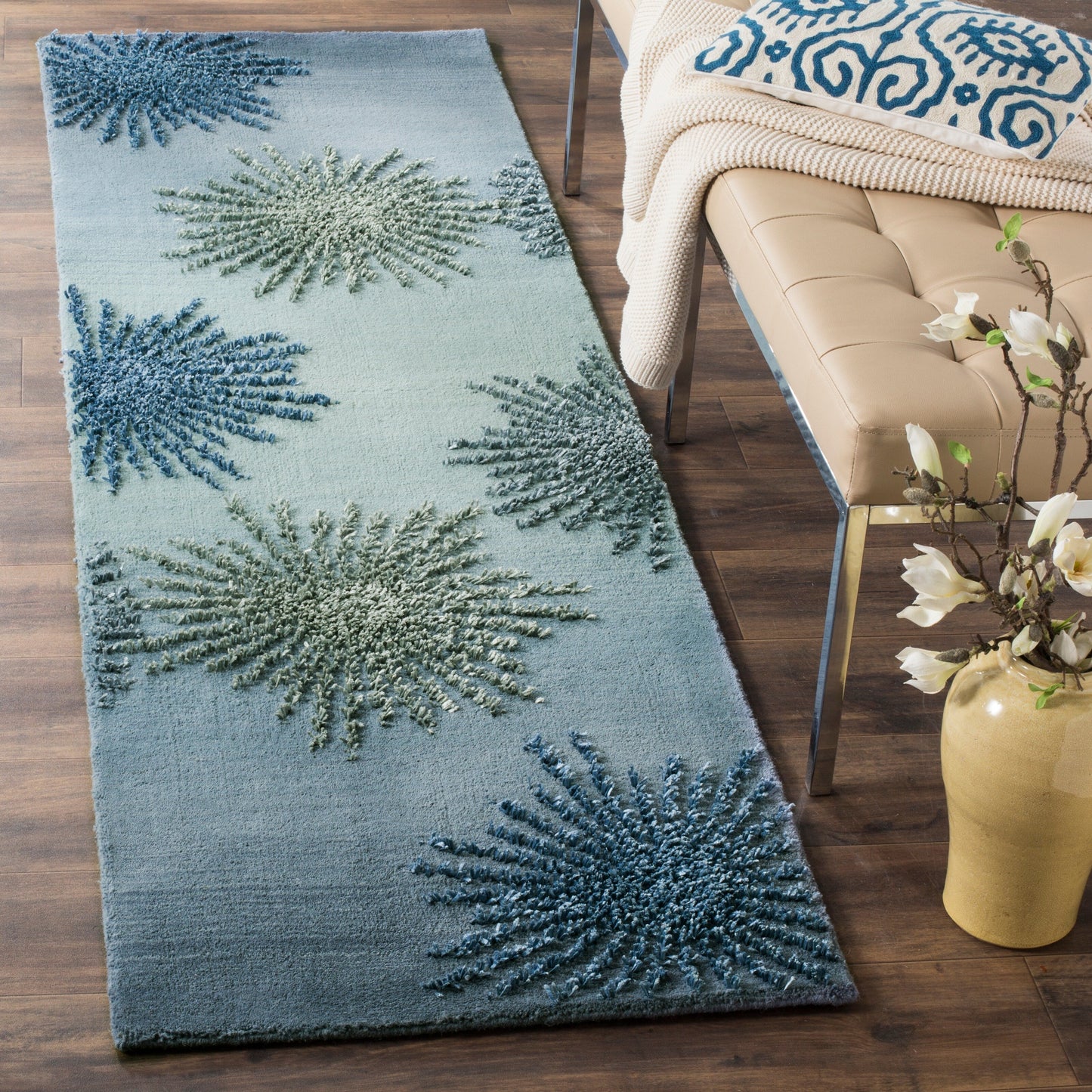 Tapis en laine de Nouvelle-Zélande fait main SAFAVIEH Soho Sade