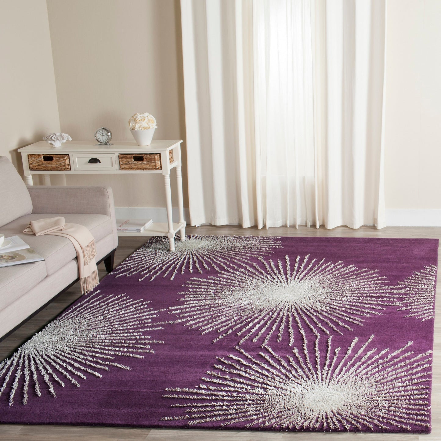 Tapis en laine de Nouvelle-Zélande fait main SAFAVIEH Soho Sade