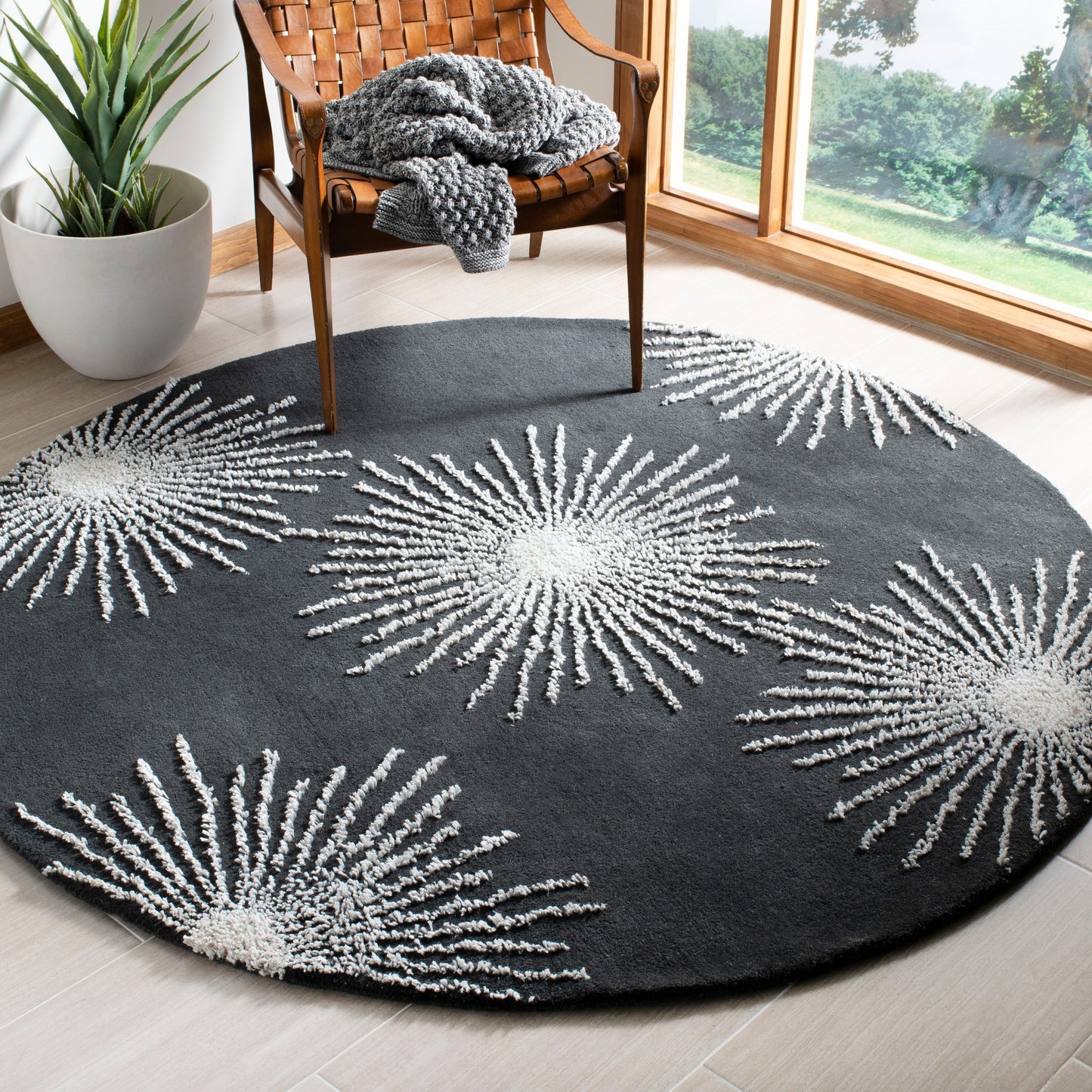 Tapis en laine de Nouvelle-Zélande fait main SAFAVIEH Soho Sade