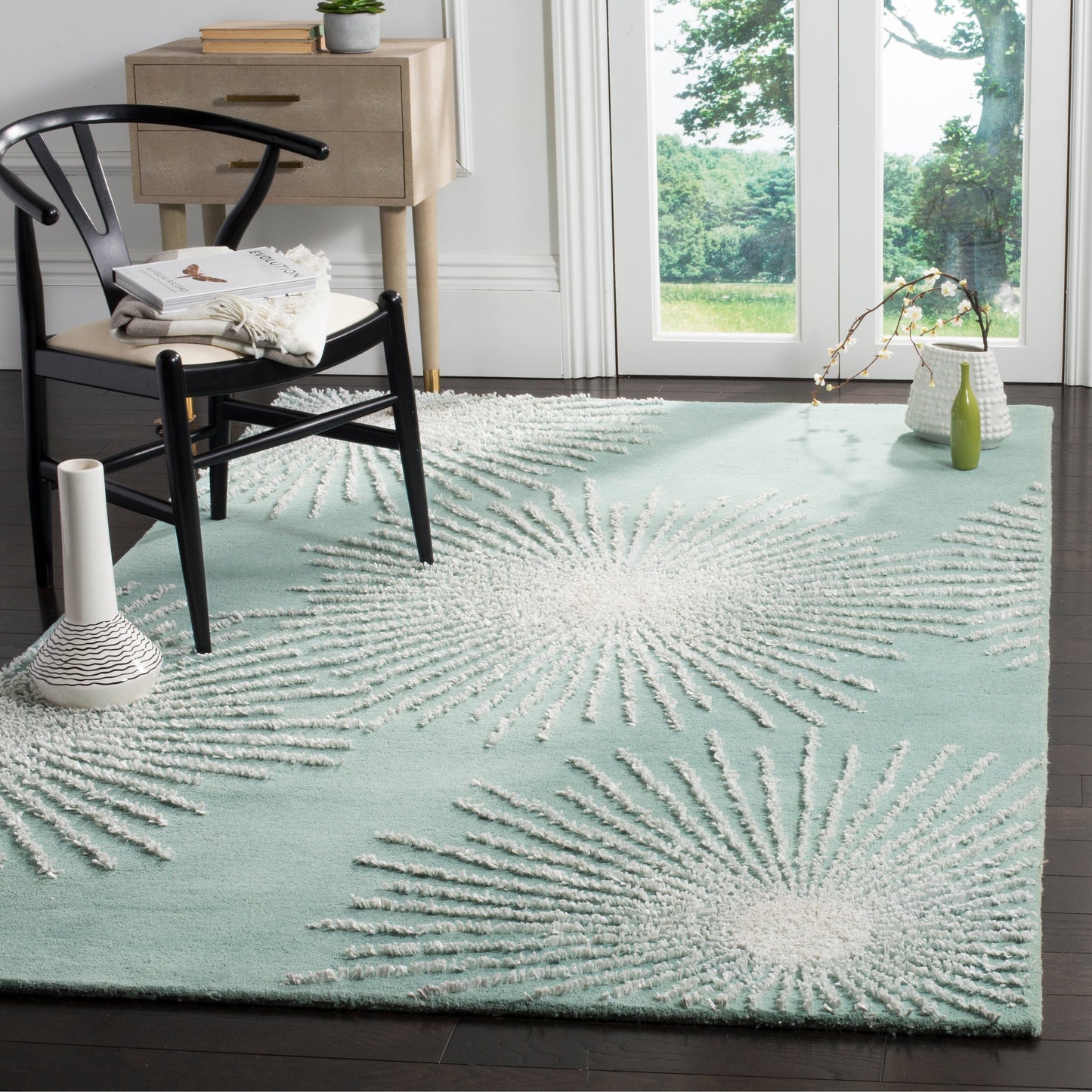Tapis en laine de Nouvelle-Zélande fait main SAFAVIEH Soho Sade
