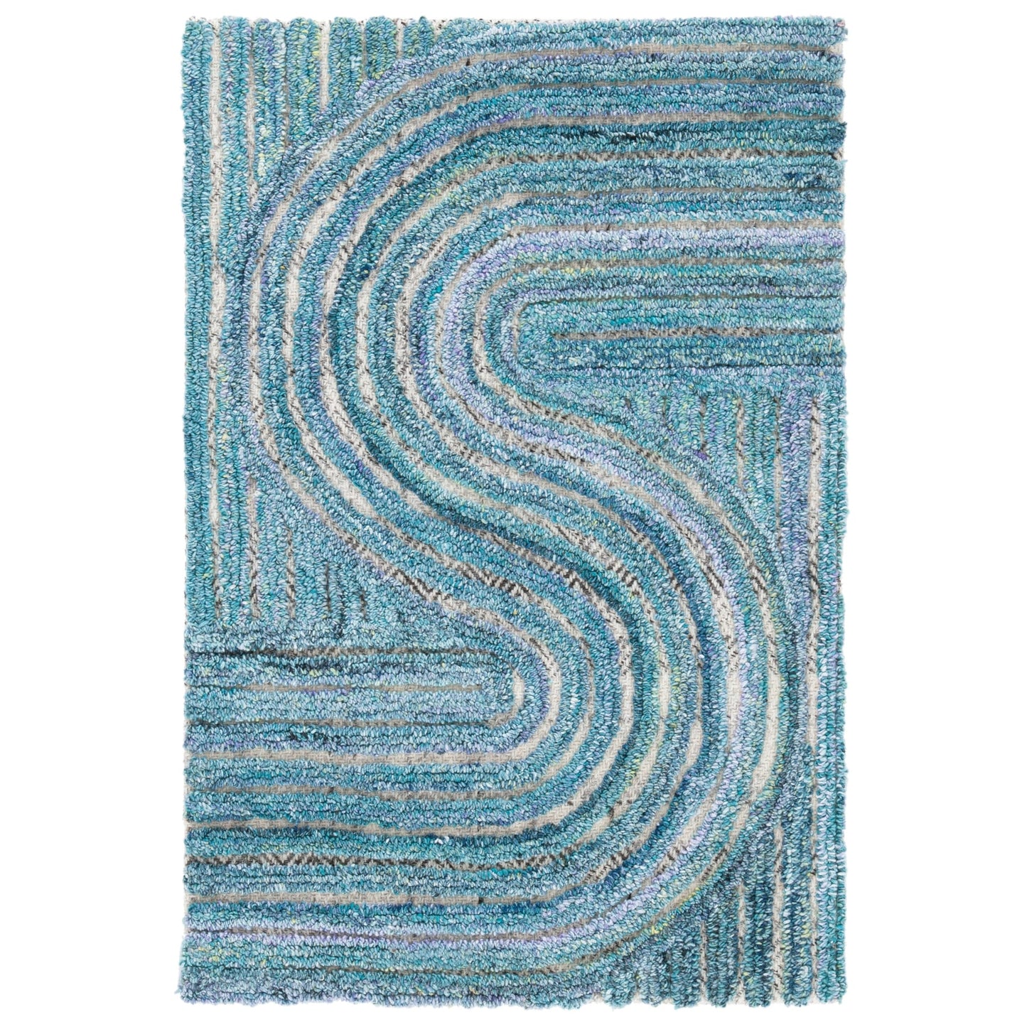 Tapis abstrait en laine fait main SAFAVIEH Southampton Asha