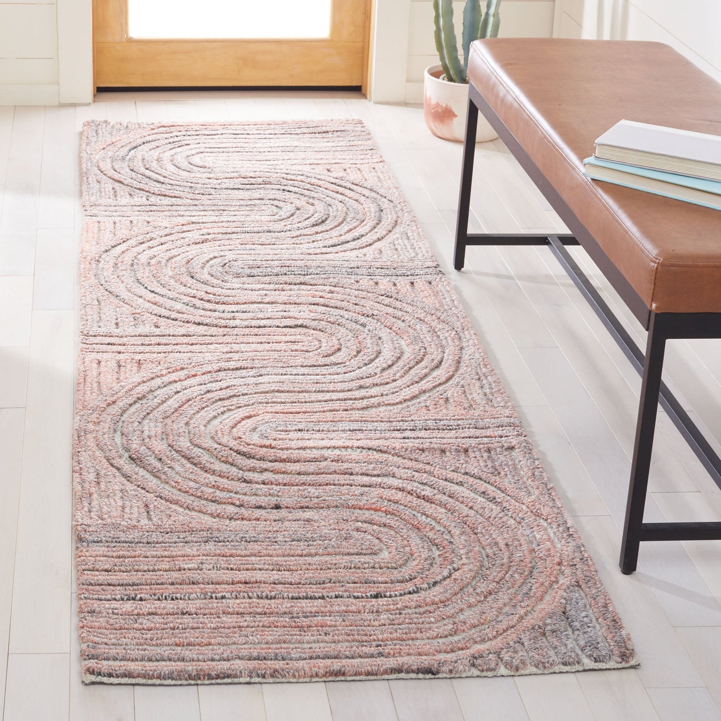 Tapis abstrait en laine fait main SAFAVIEH Southampton Asha