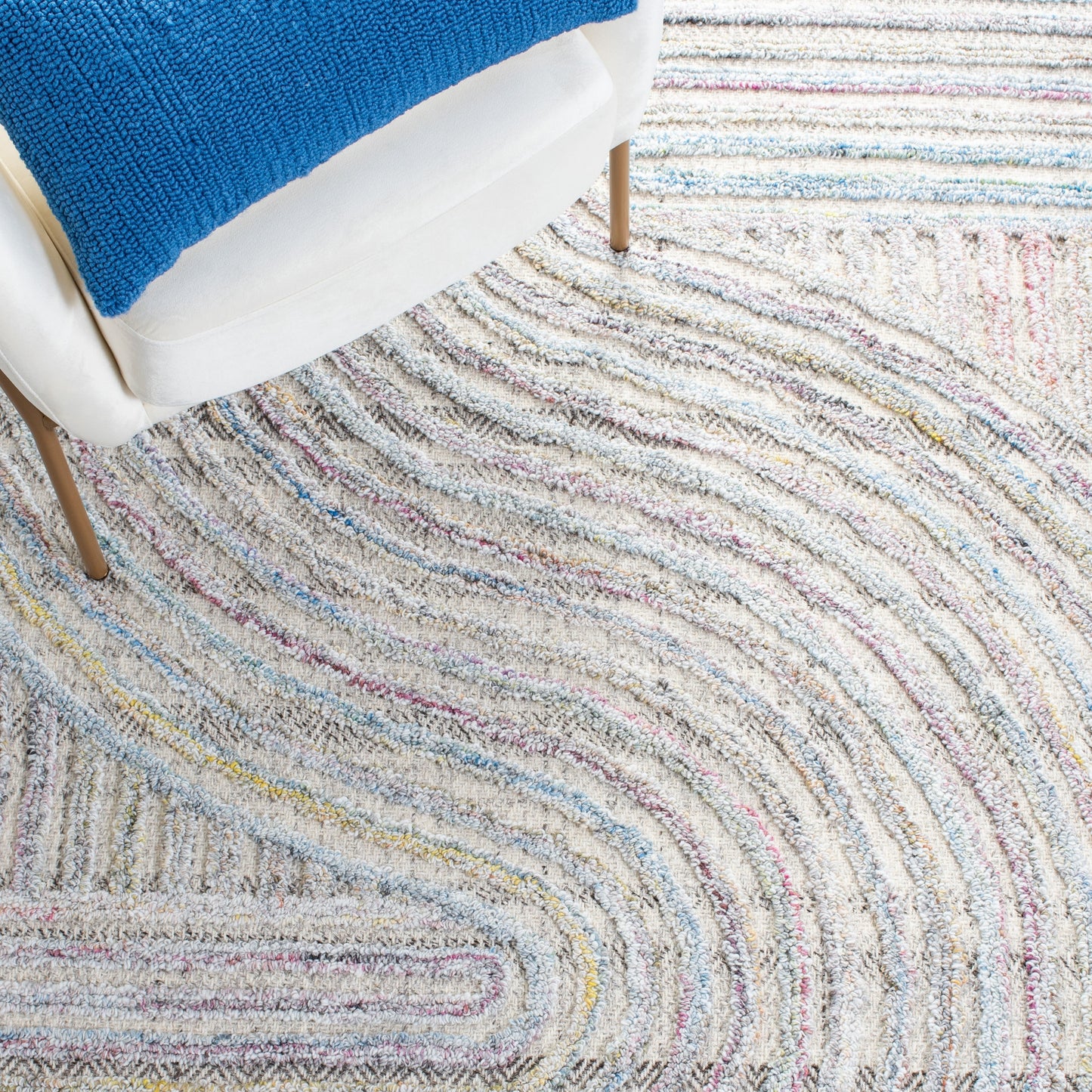 Tapis abstrait en laine fait main SAFAVIEH Southampton Asha
