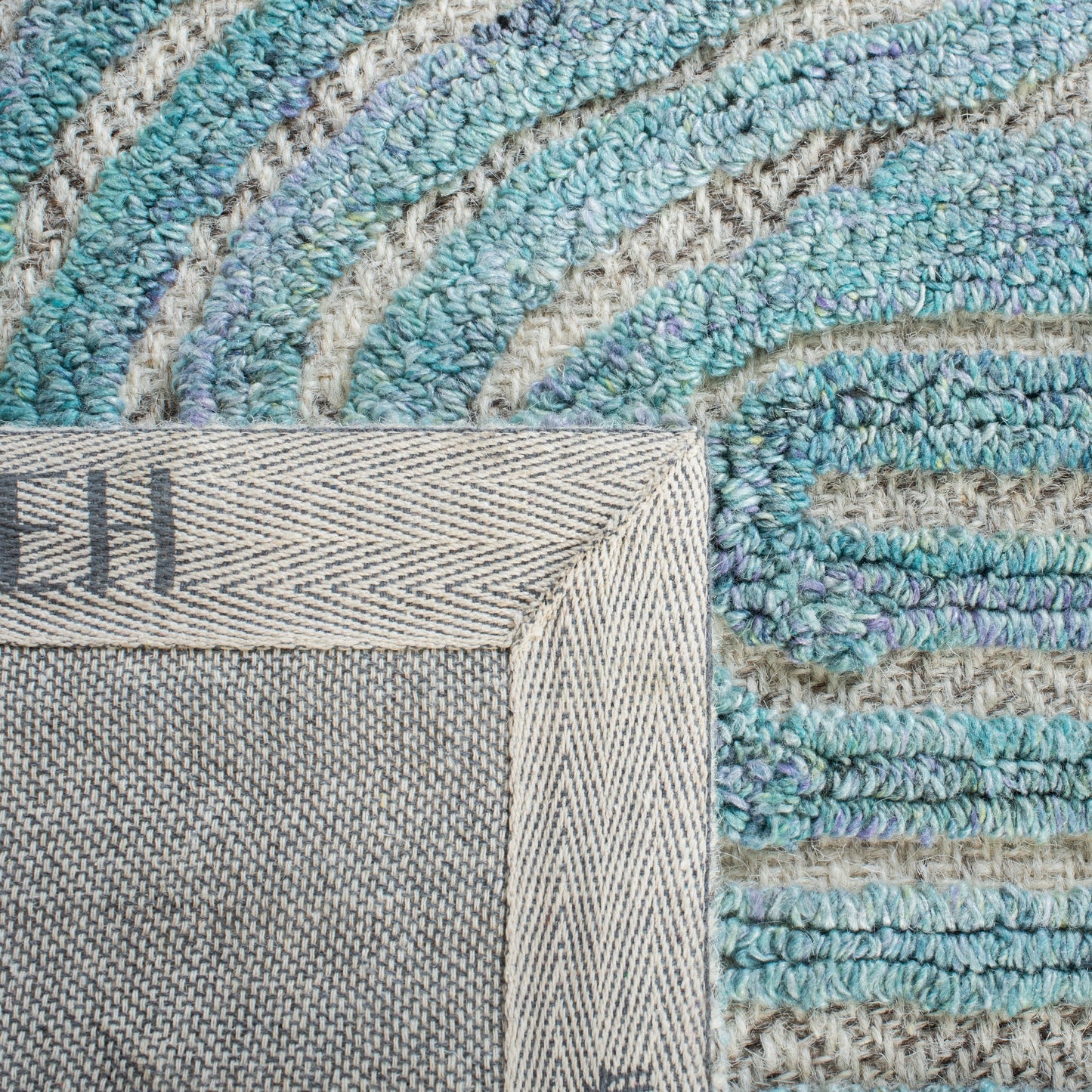 Tapis abstrait en laine fait main SAFAVIEH Southampton Asha
