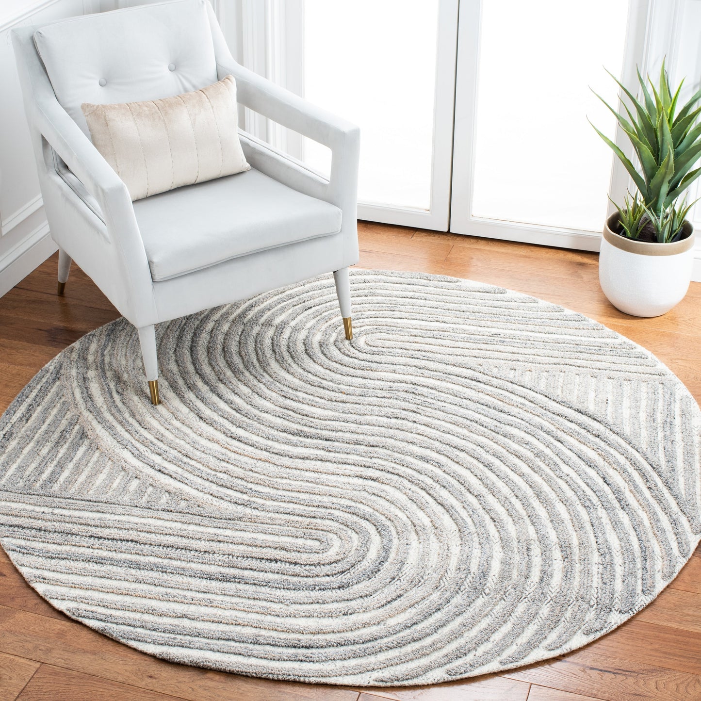 Tapis abstrait en laine fait main SAFAVIEH Southampton Asha
