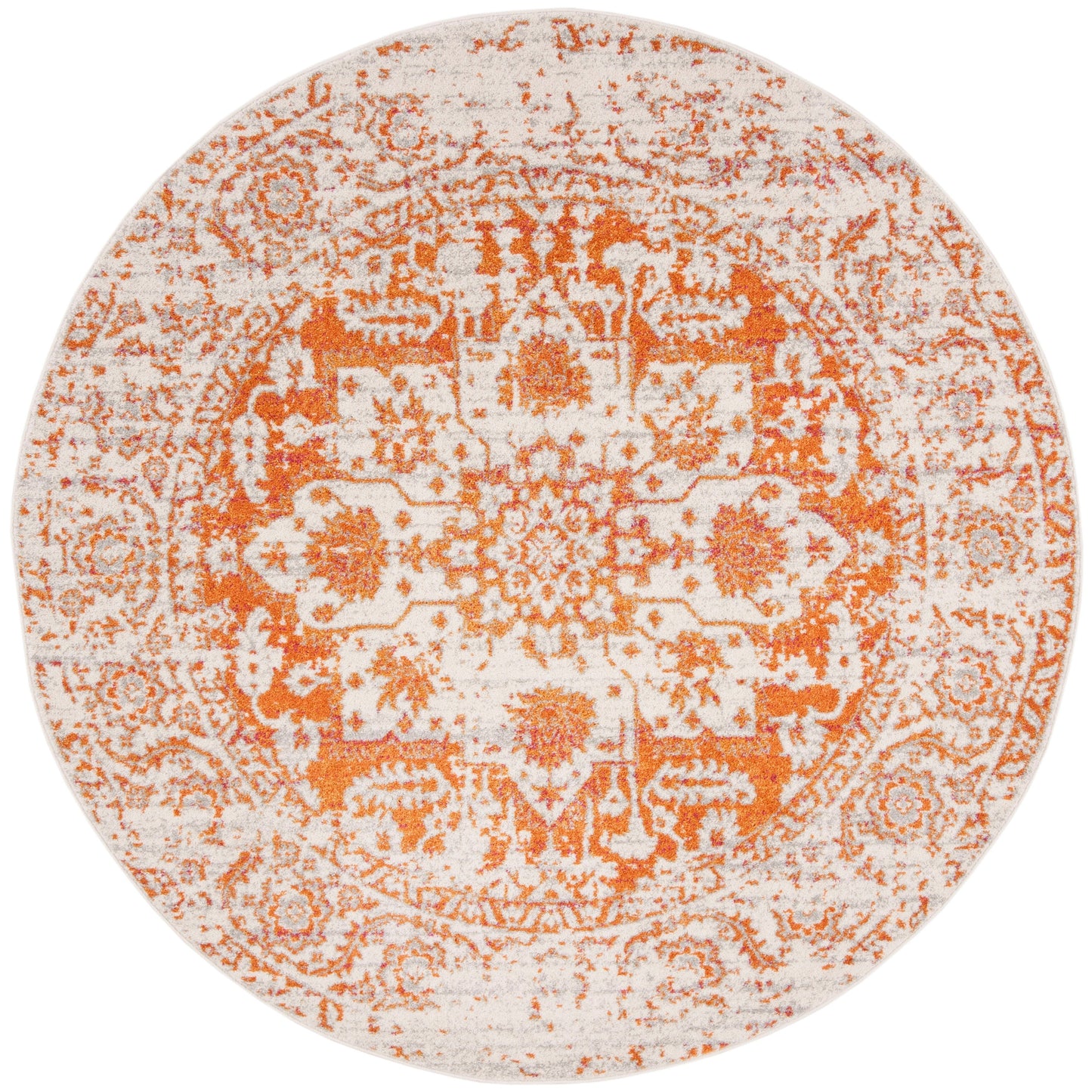SAFAVIEH Madison Delois Medallion Rustic Farmhouse Distressed Rug