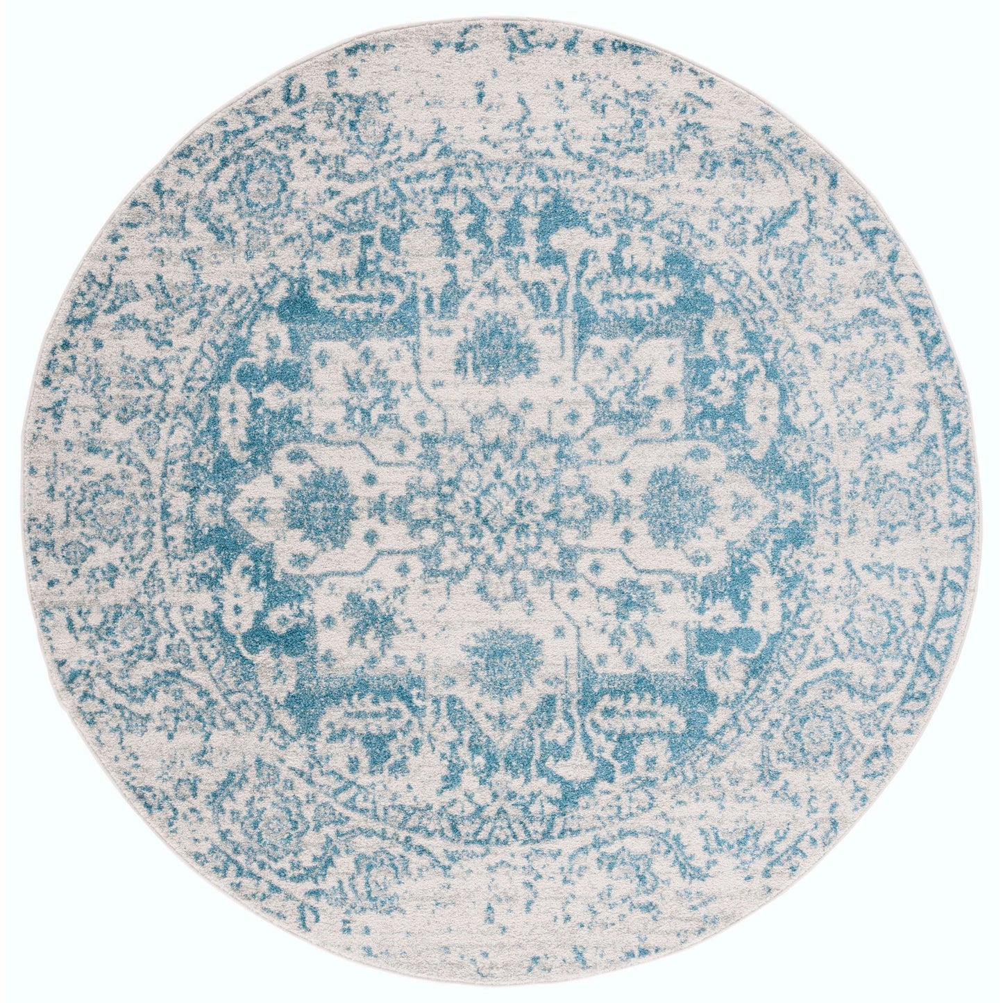SAFAVIEH Madison Delois Medallion Rustic Farmhouse Distressed Rug
