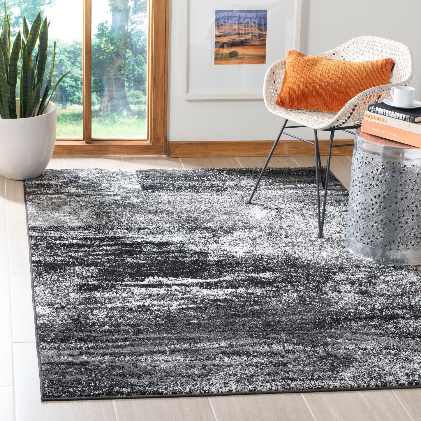 SAFAVIEH, Tapis abstrait moderne Adirondack Allegonda