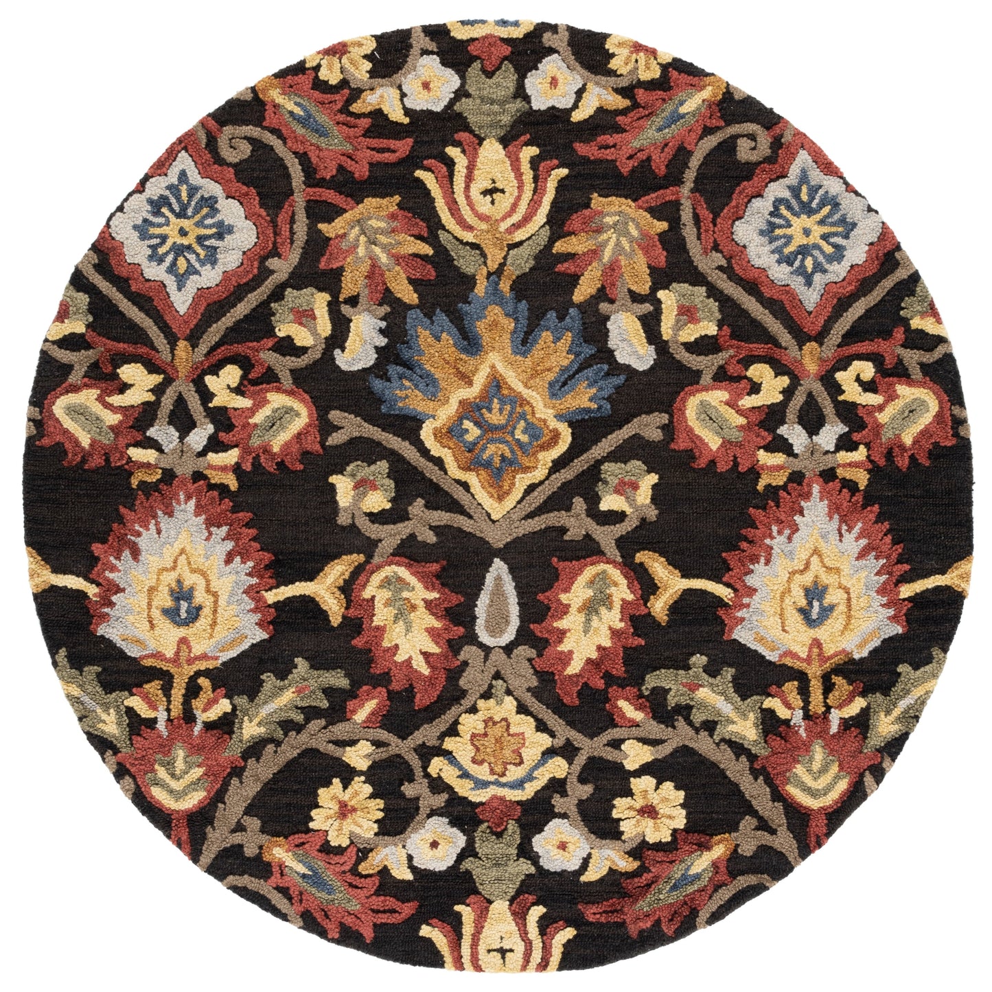 SAFAVIEH, Handmade Marietje Blossom French Country Wool Area Rug