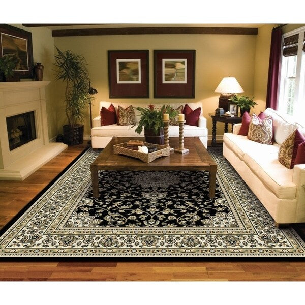 Tapis persan bordé Copper Grove Savonlinna