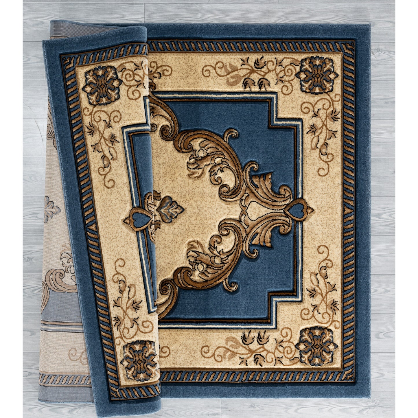 Tapis sculpté à la main Porch & Den Curry