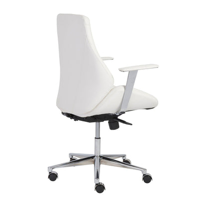 Chaise de bureau à dossier bas Bergen de style européen